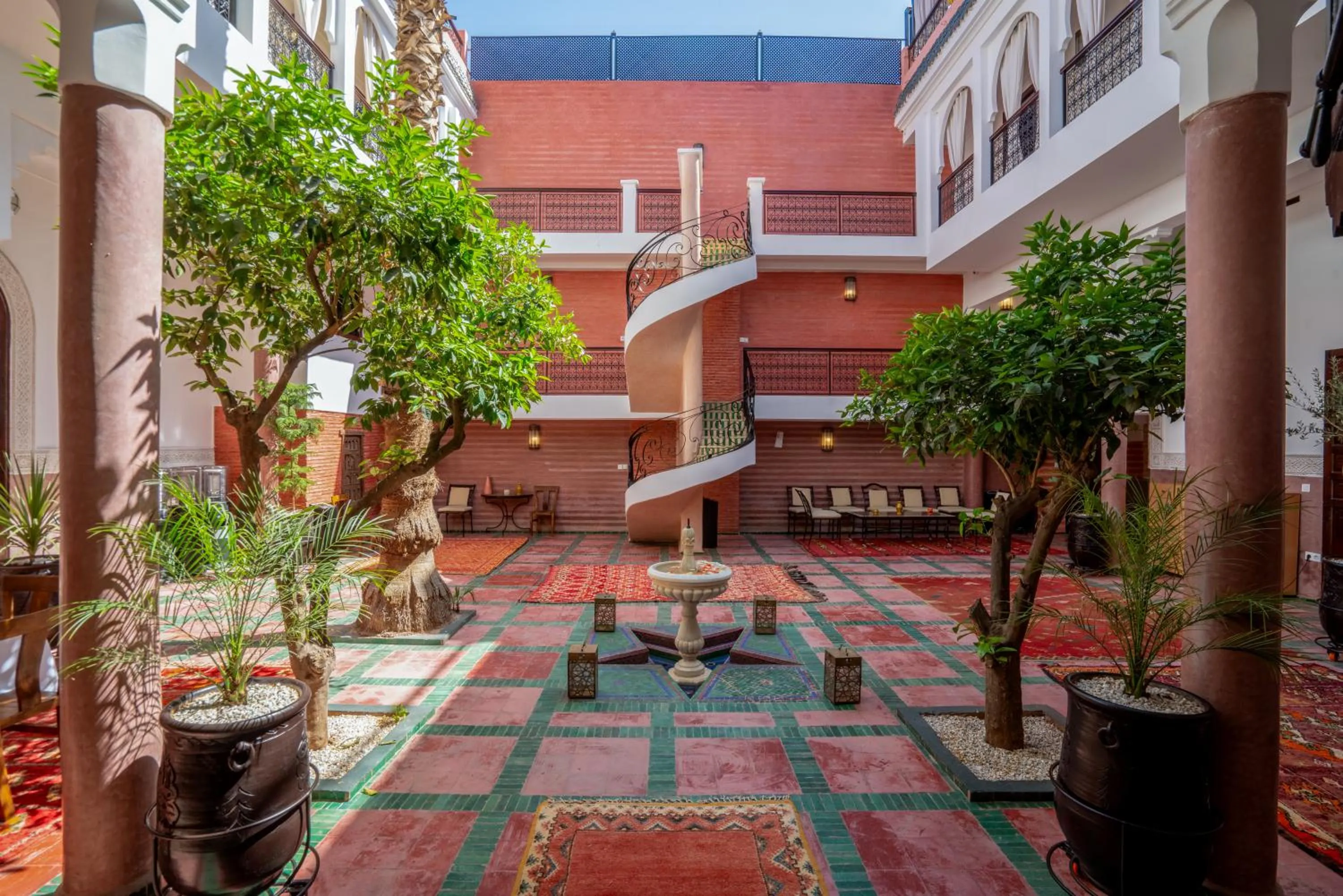 Patio in riad dar nejma & Spa