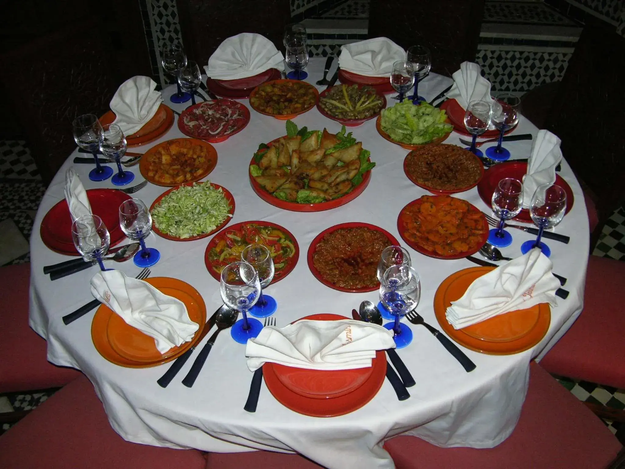 Food close-up in Riad Au 20 Jasmins Food close-up in Riad Au 20 Jasmins