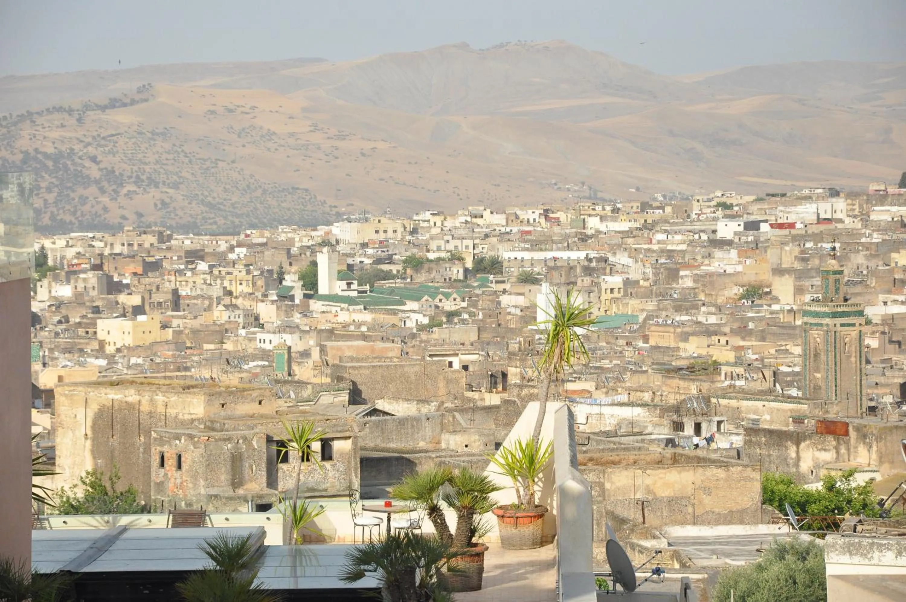 City view in Riad Au 20 Jasmins