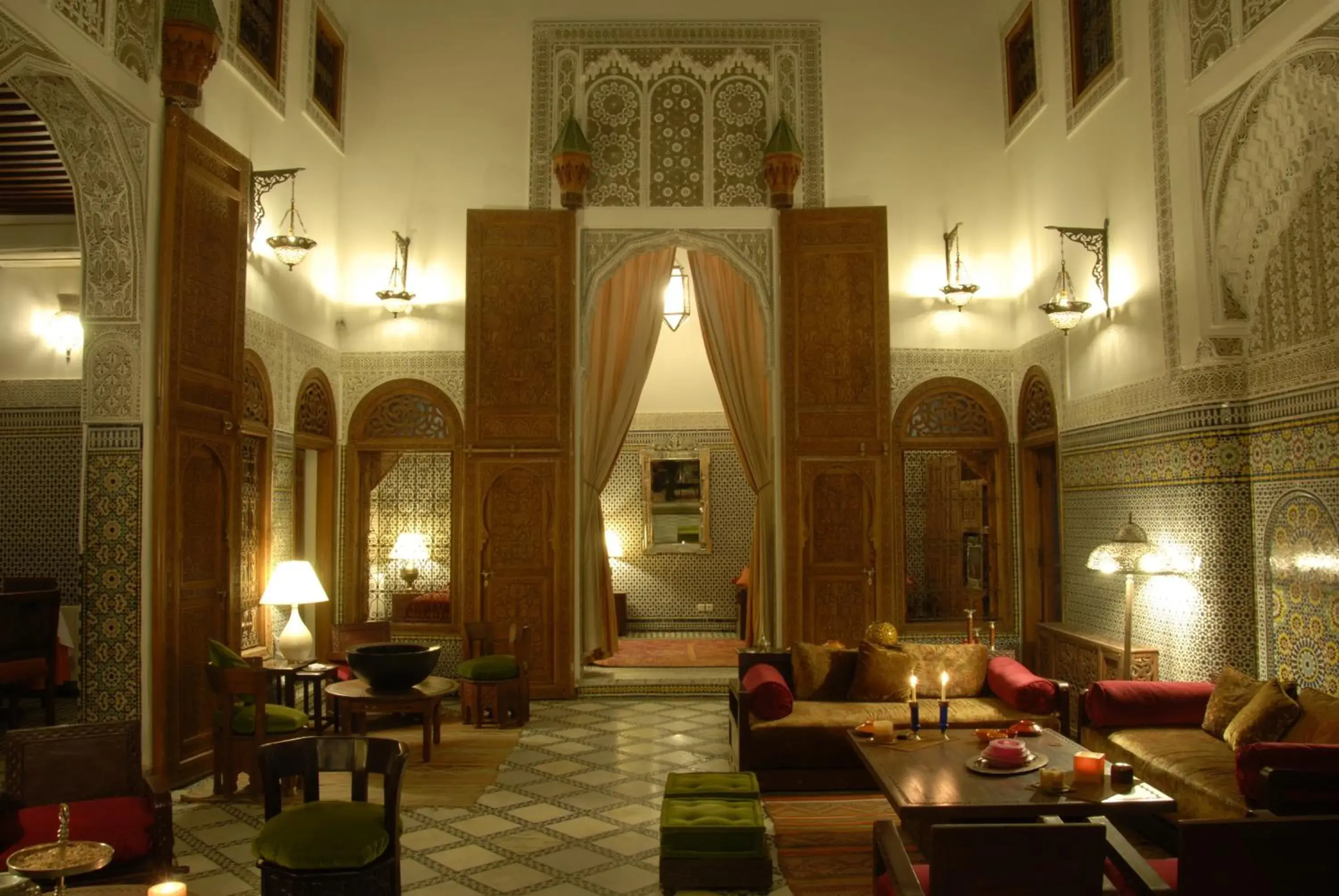 Lobby or reception in Riad Au 20 Jasmins Lobby or reception in Riad Au 20 Jasmins
