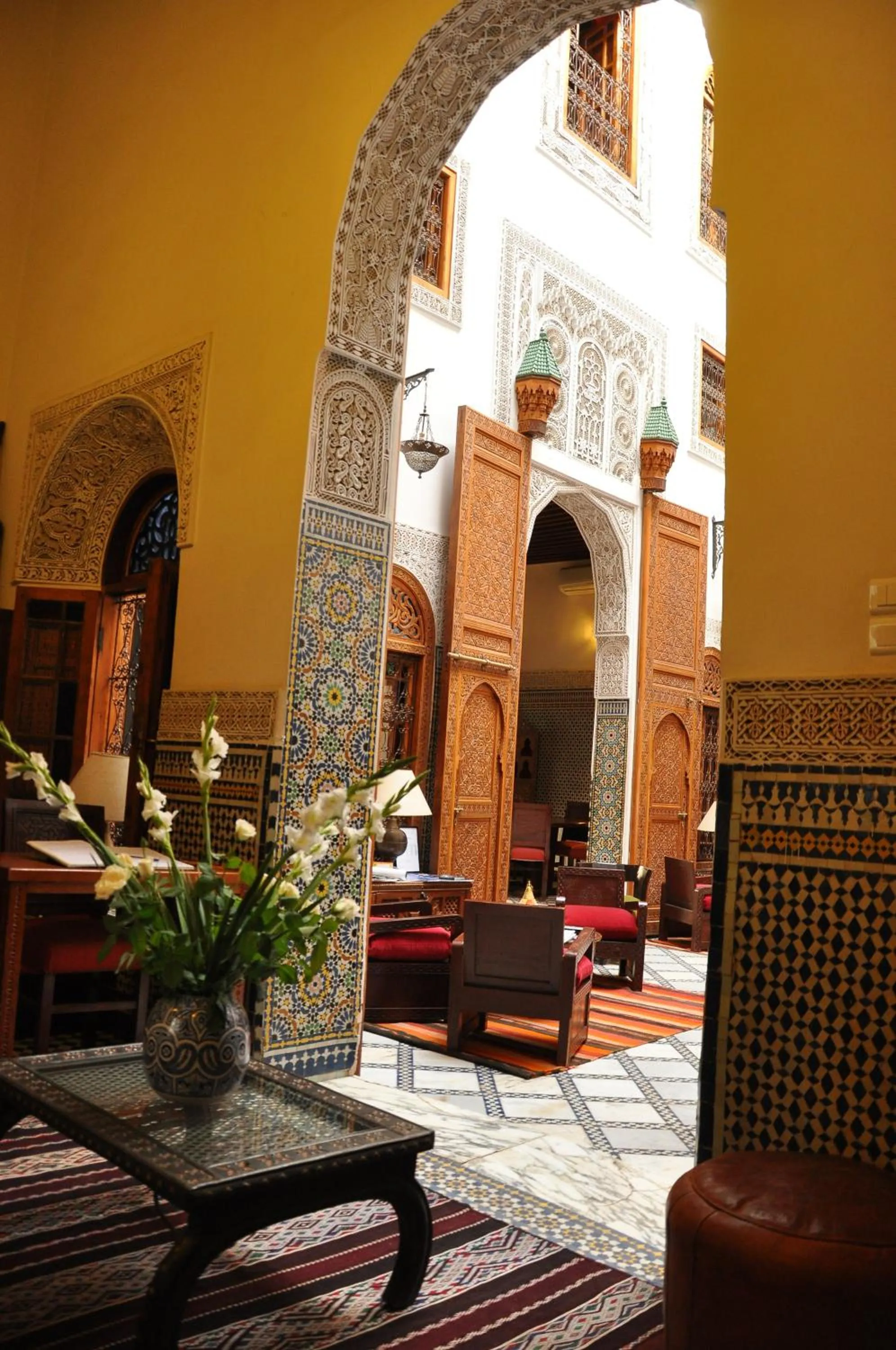 Decorative detail in Riad Au 20 Jasmins