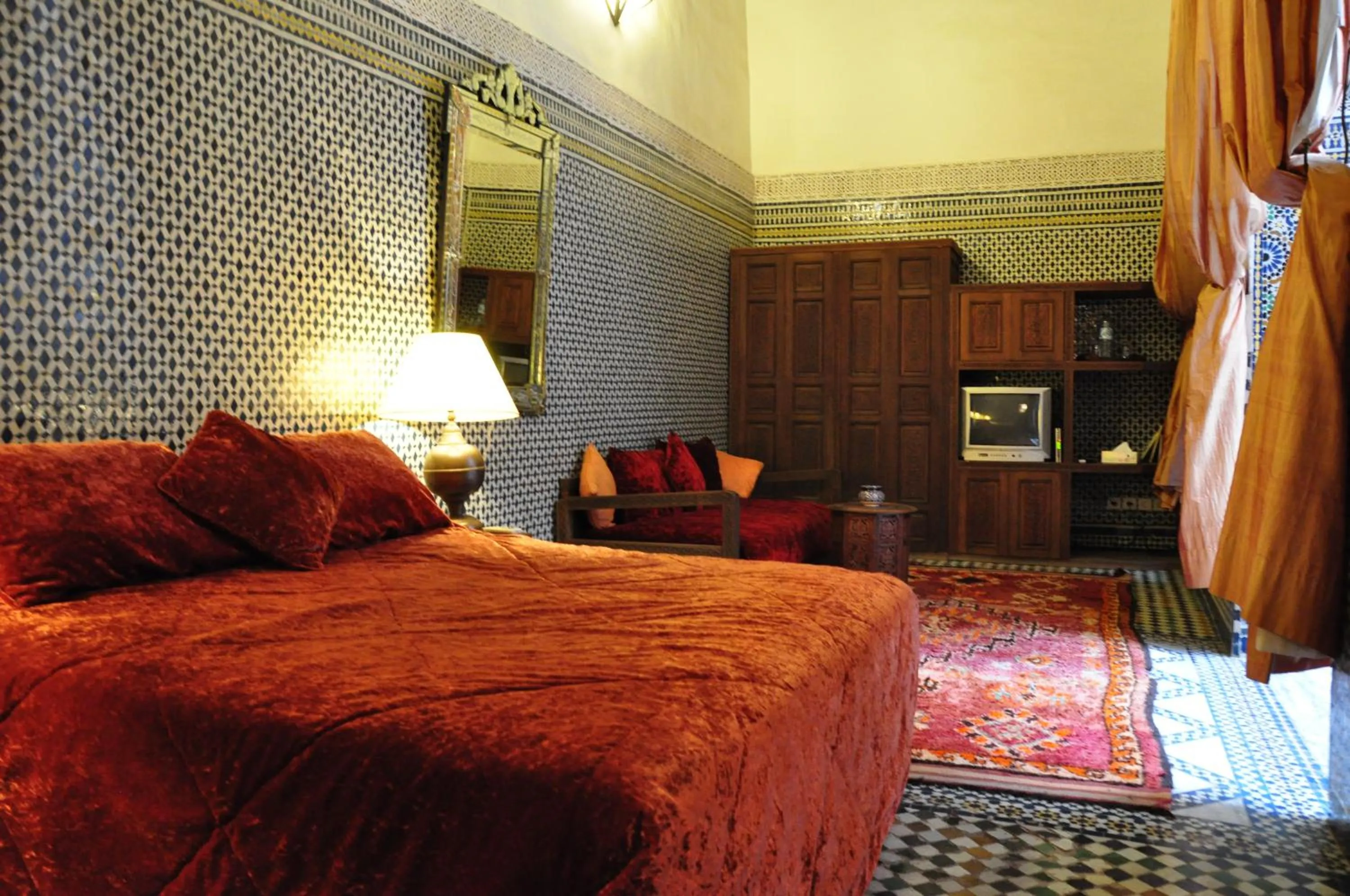 Bedroom in Riad Au 20 Jasmins