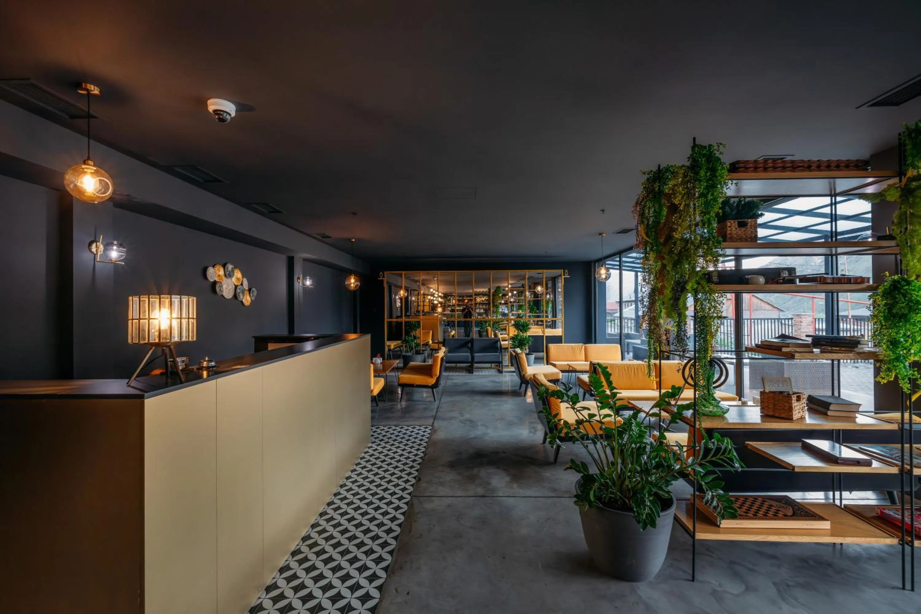 Seating area in Hotel Memoir Kazbegi by DNT Group