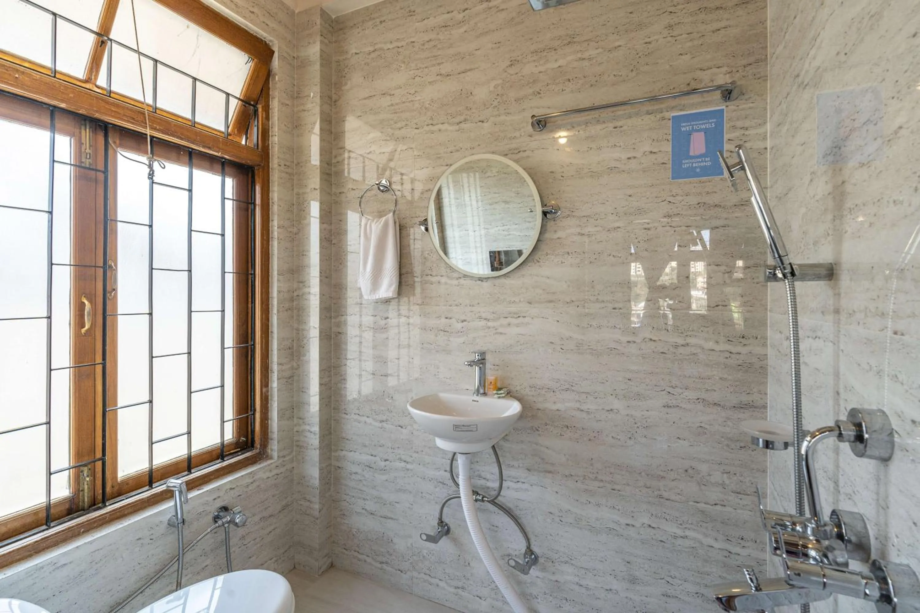 Bathroom in Zostel Shillong