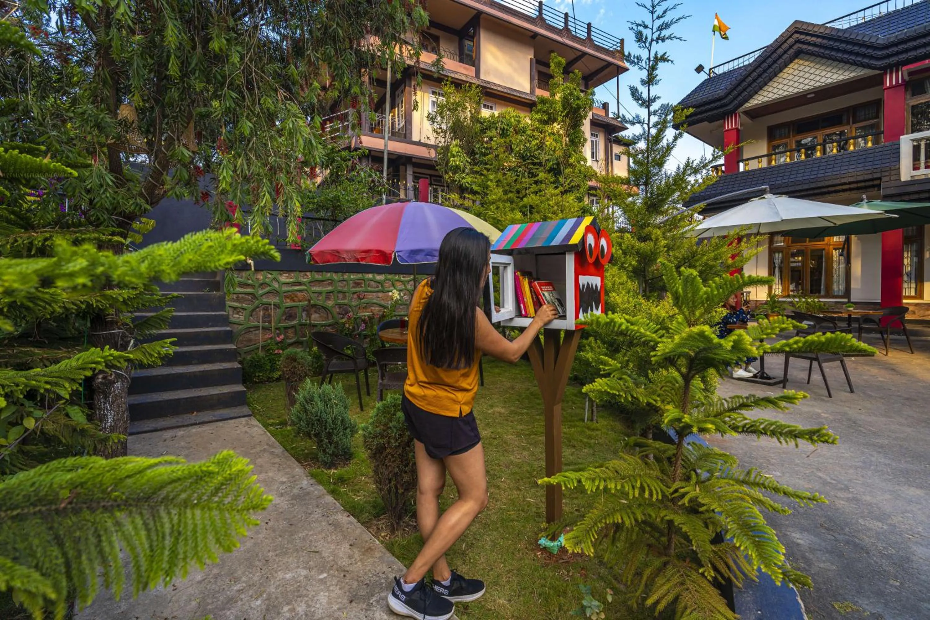 Garden in Zostel Shillong