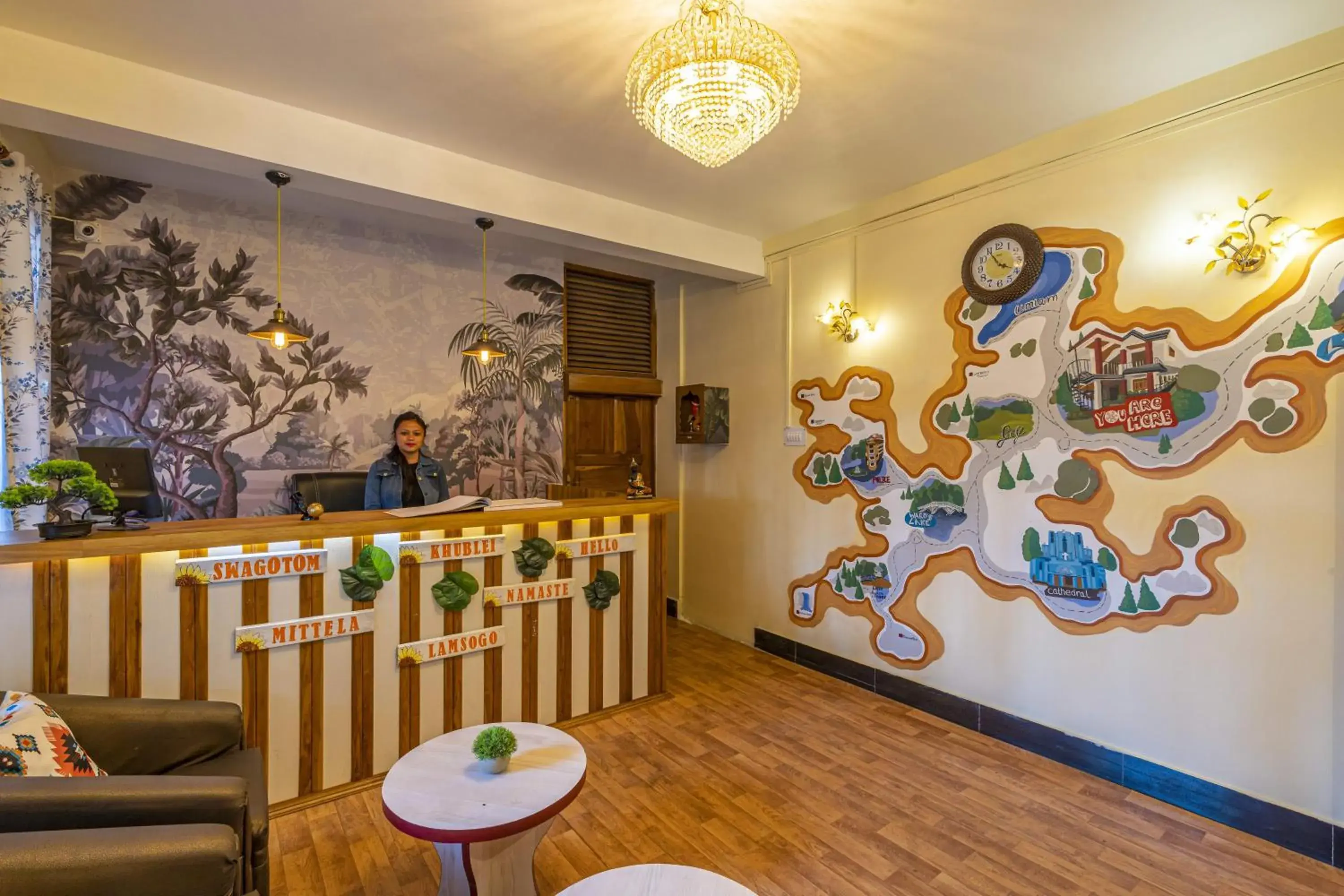 Lobby or reception in Zostel Shillong Lobby or reception in Zostel Shillong