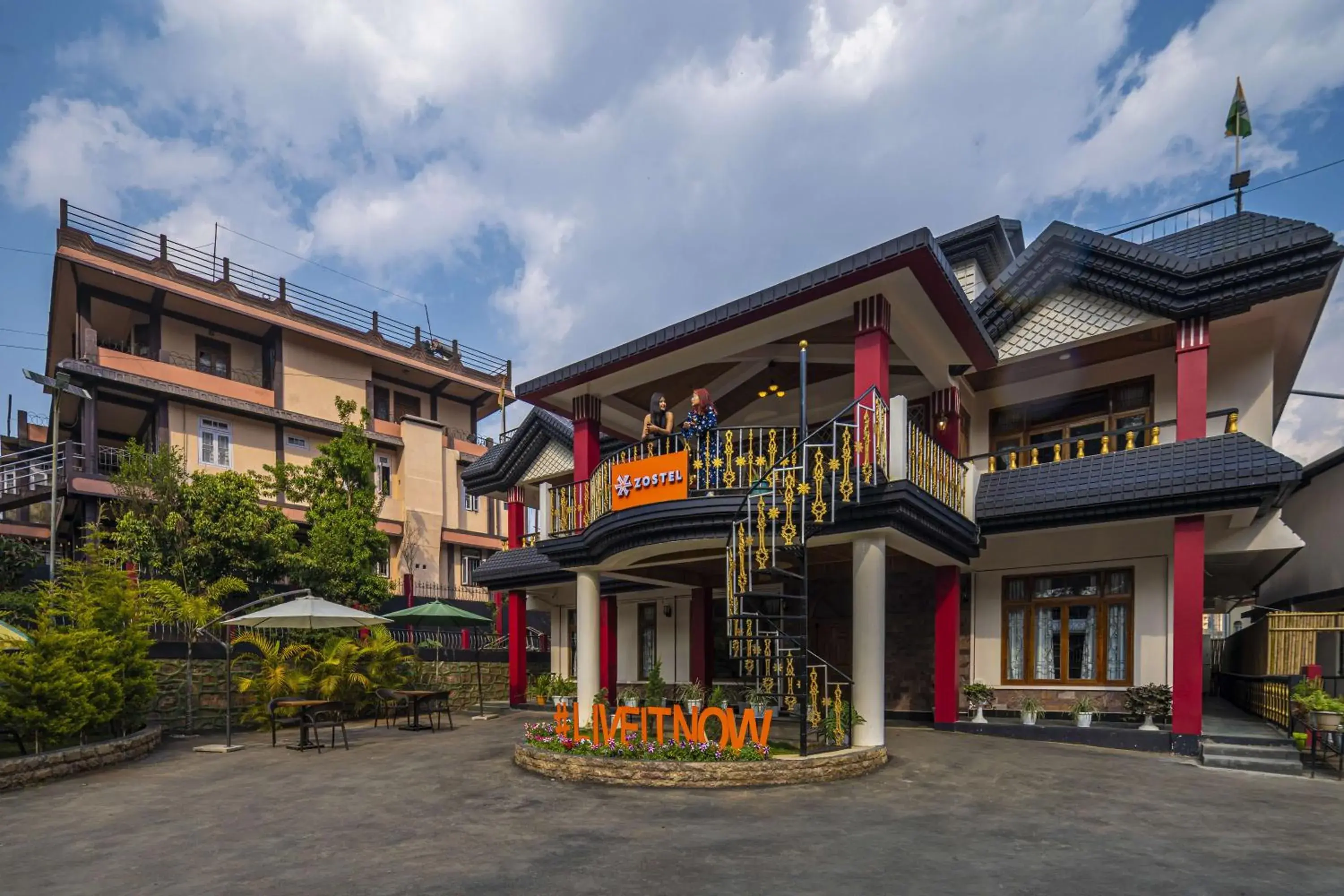 Property building in Zostel Shillong Property building in Zostel Shillong