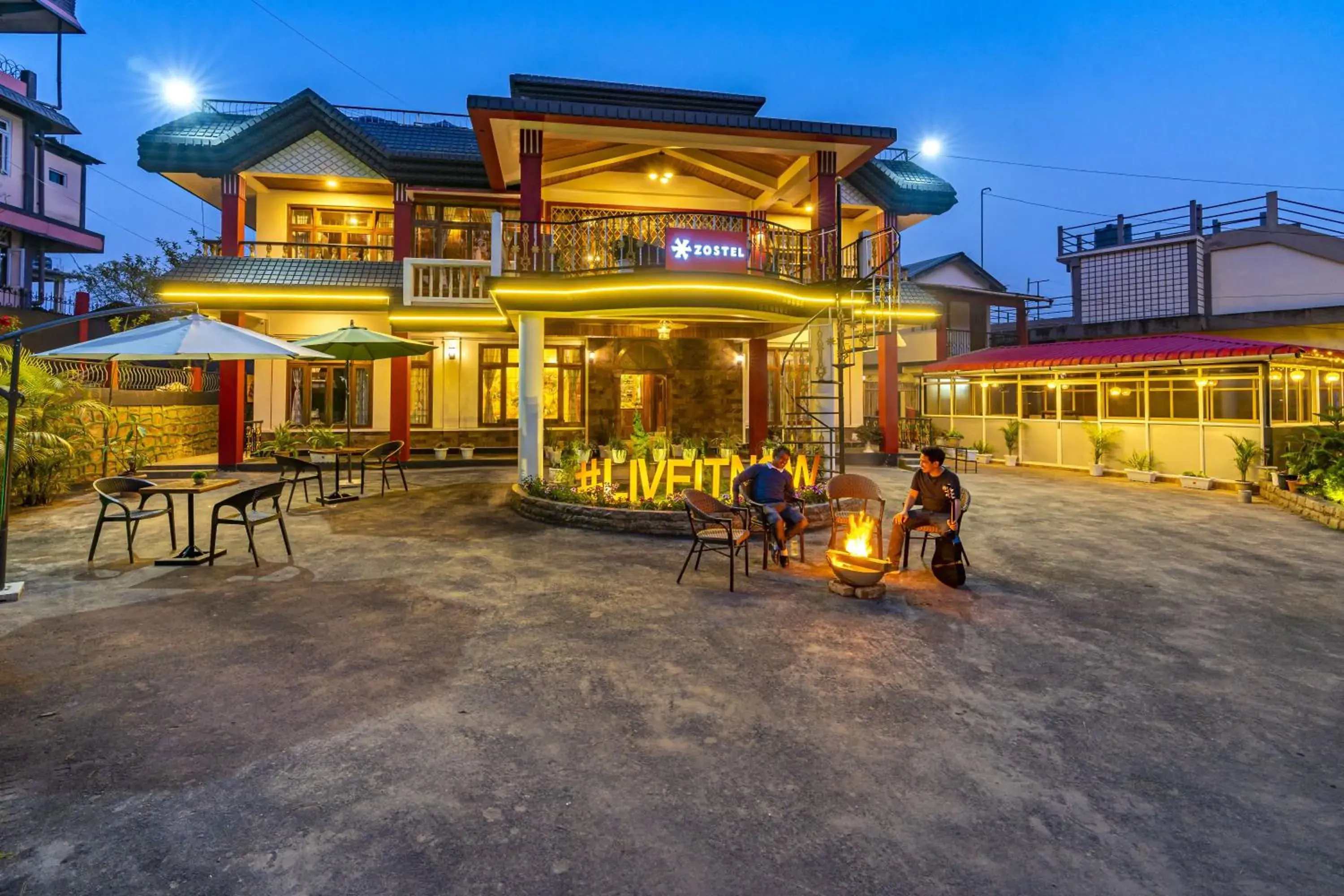 Property building in Zostel Shillong Property building in Zostel Shillong