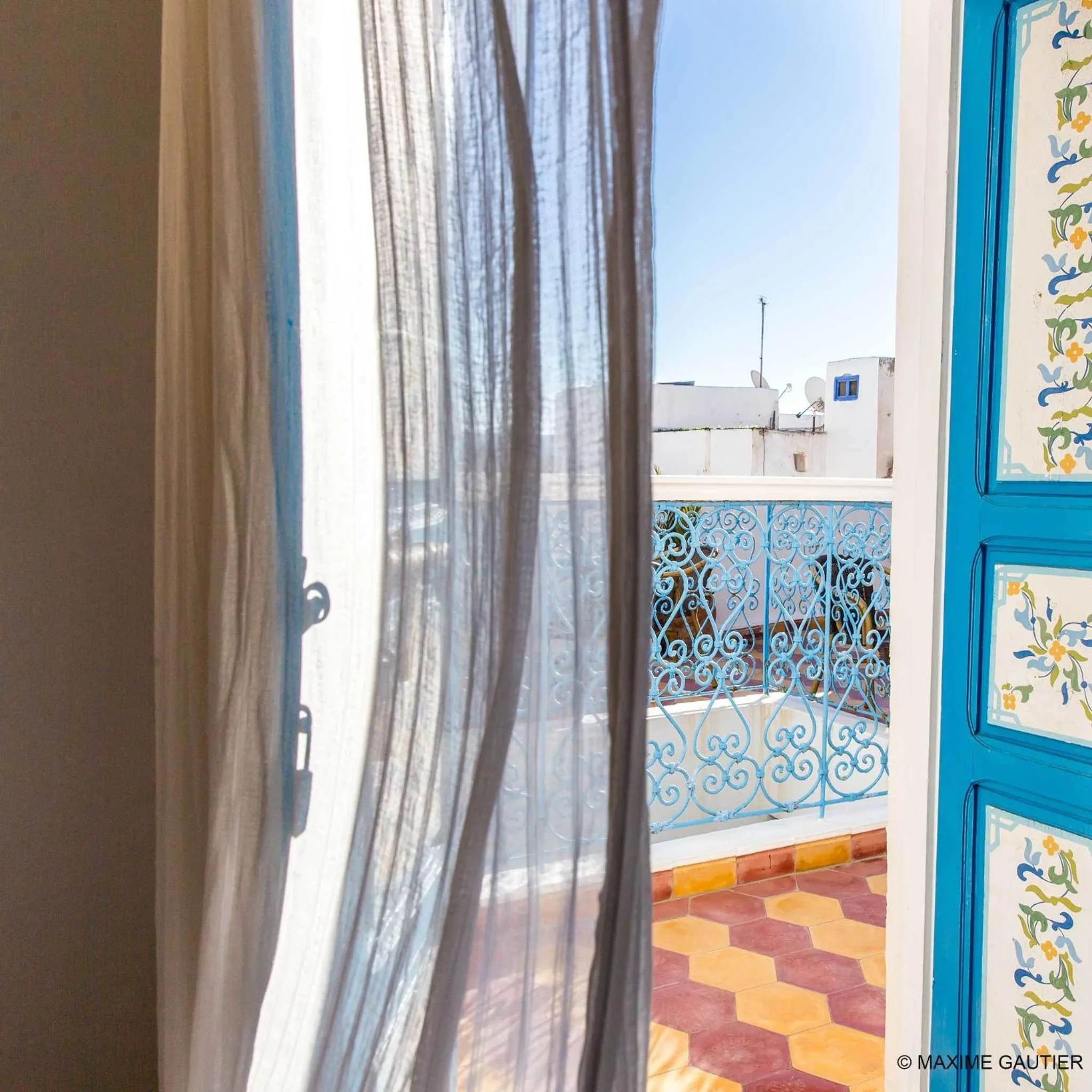 Bedroom in Hôtel Emeraude Essaouira