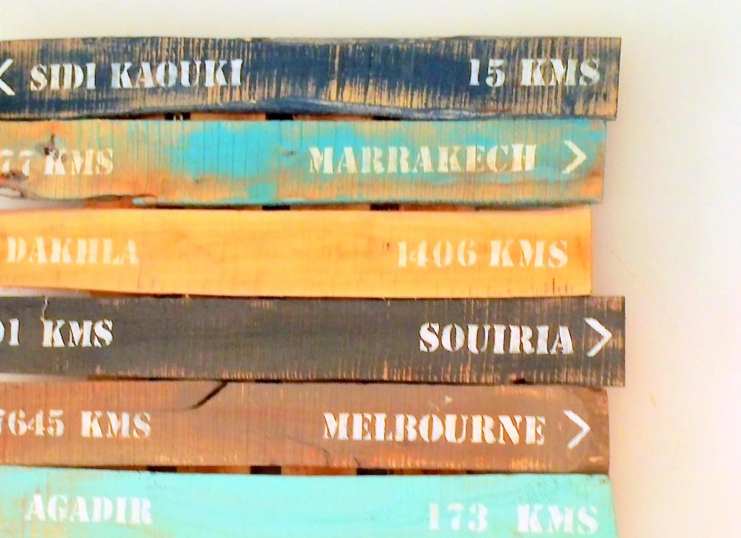 Decorative detail in Hôtel Emeraude Essaouira