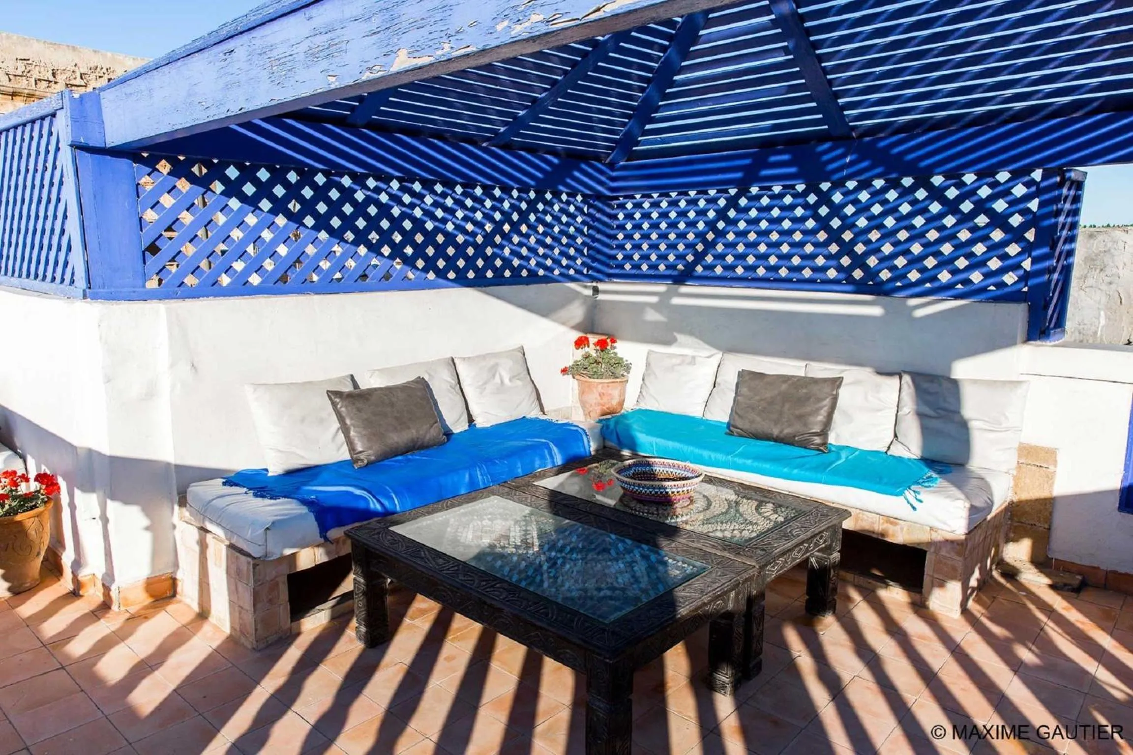 Balcony/Terrace in Hôtel Emeraude Essaouira