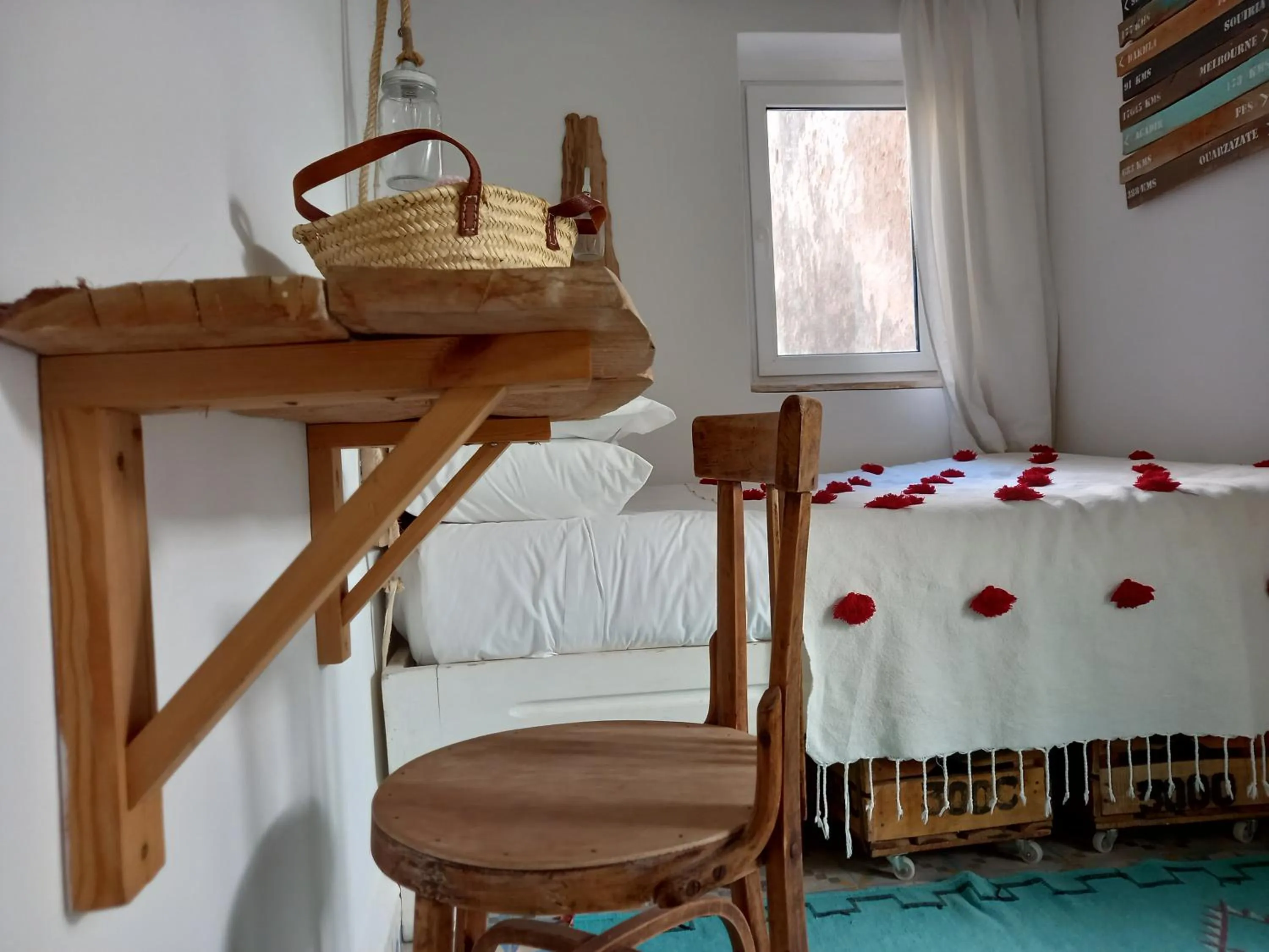 Bedroom, Bed in Hôtel Emeraude Essaouira