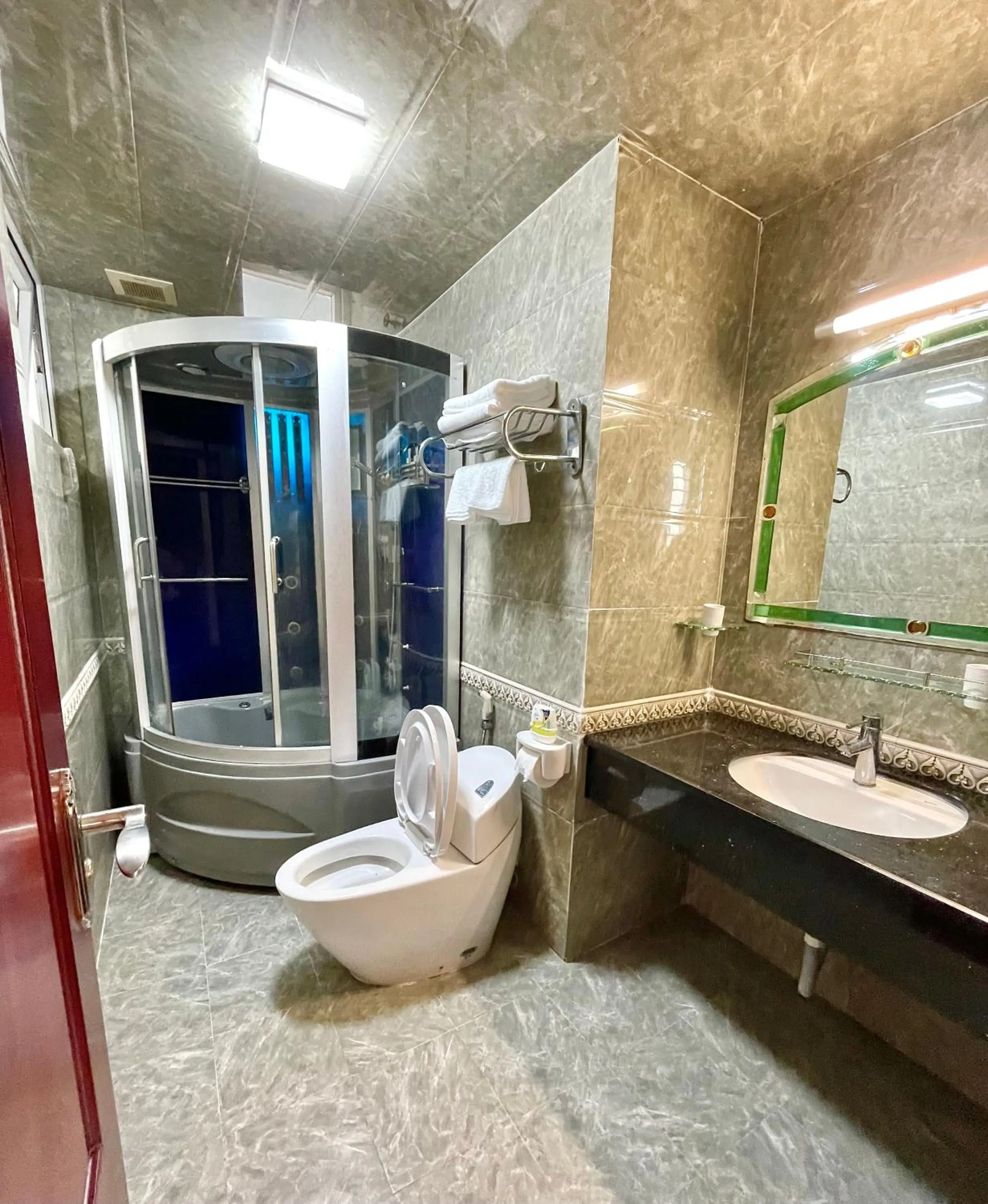 Shower in LIBRA HOTEL