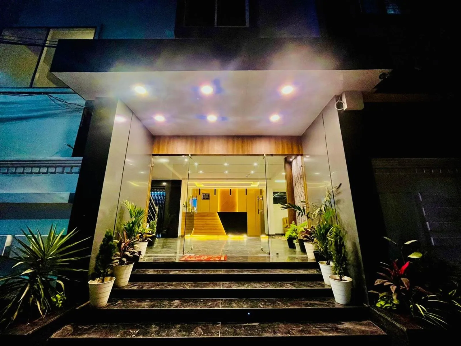 Facade/entrance in HOTEL ROYAL SUITES AND ROOMS Near AIG Hospital Gachibowli