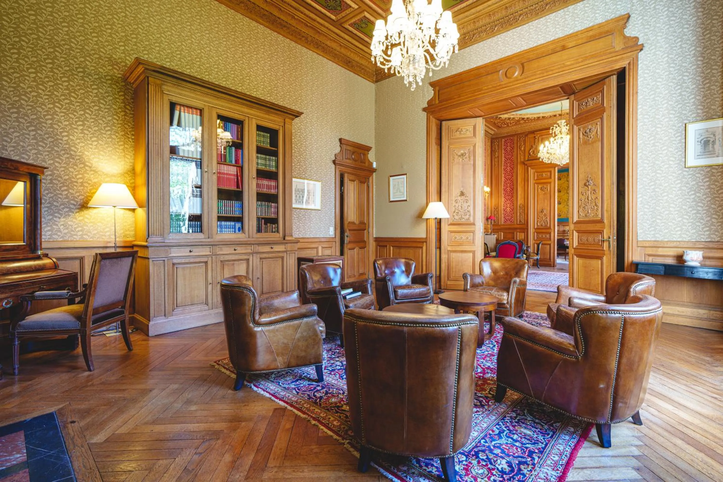Living room in Château La Comtesse de Loire & Spa