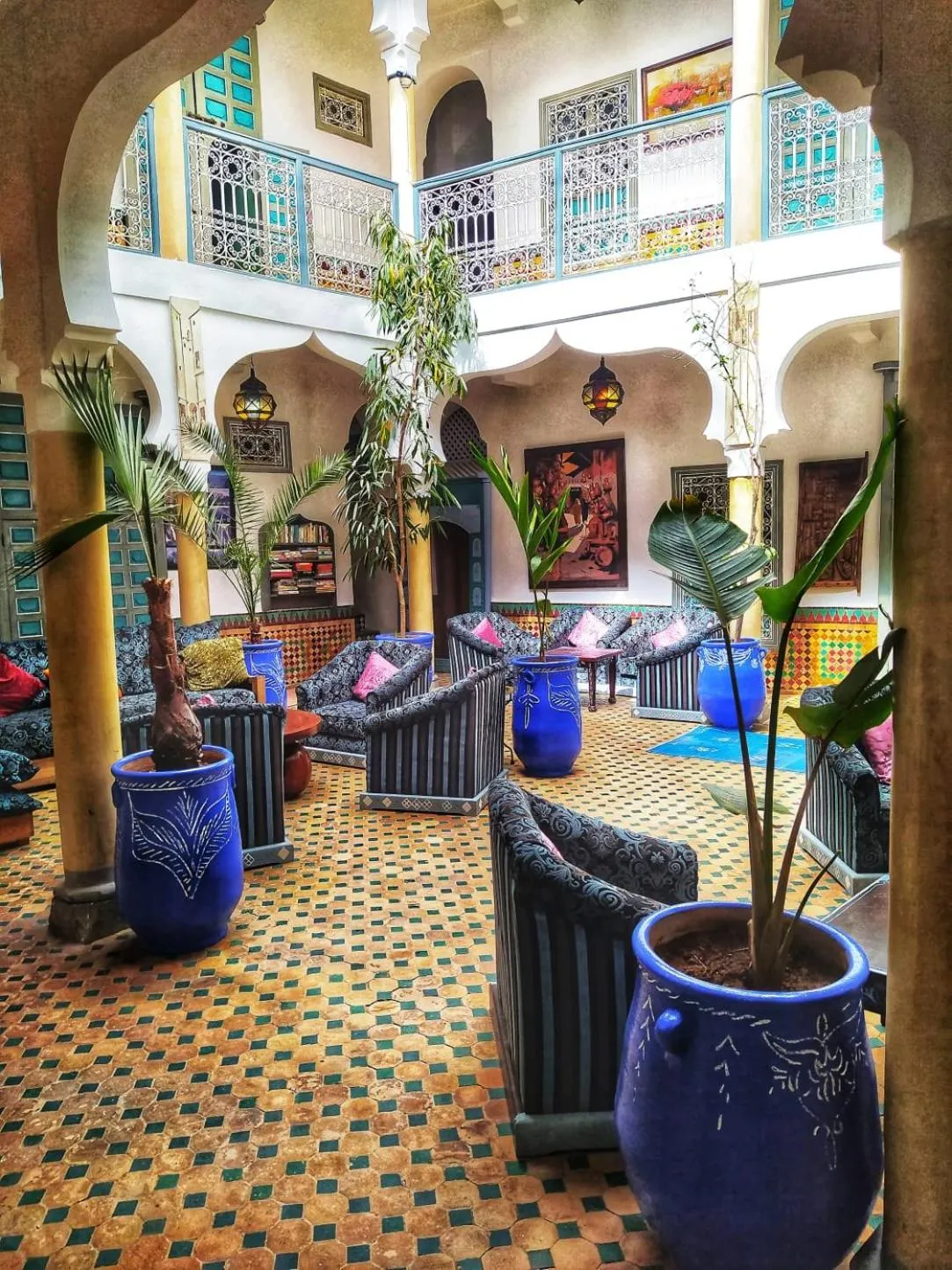 Lobby or reception in Riad Zinoun & Spa 11 Rooms