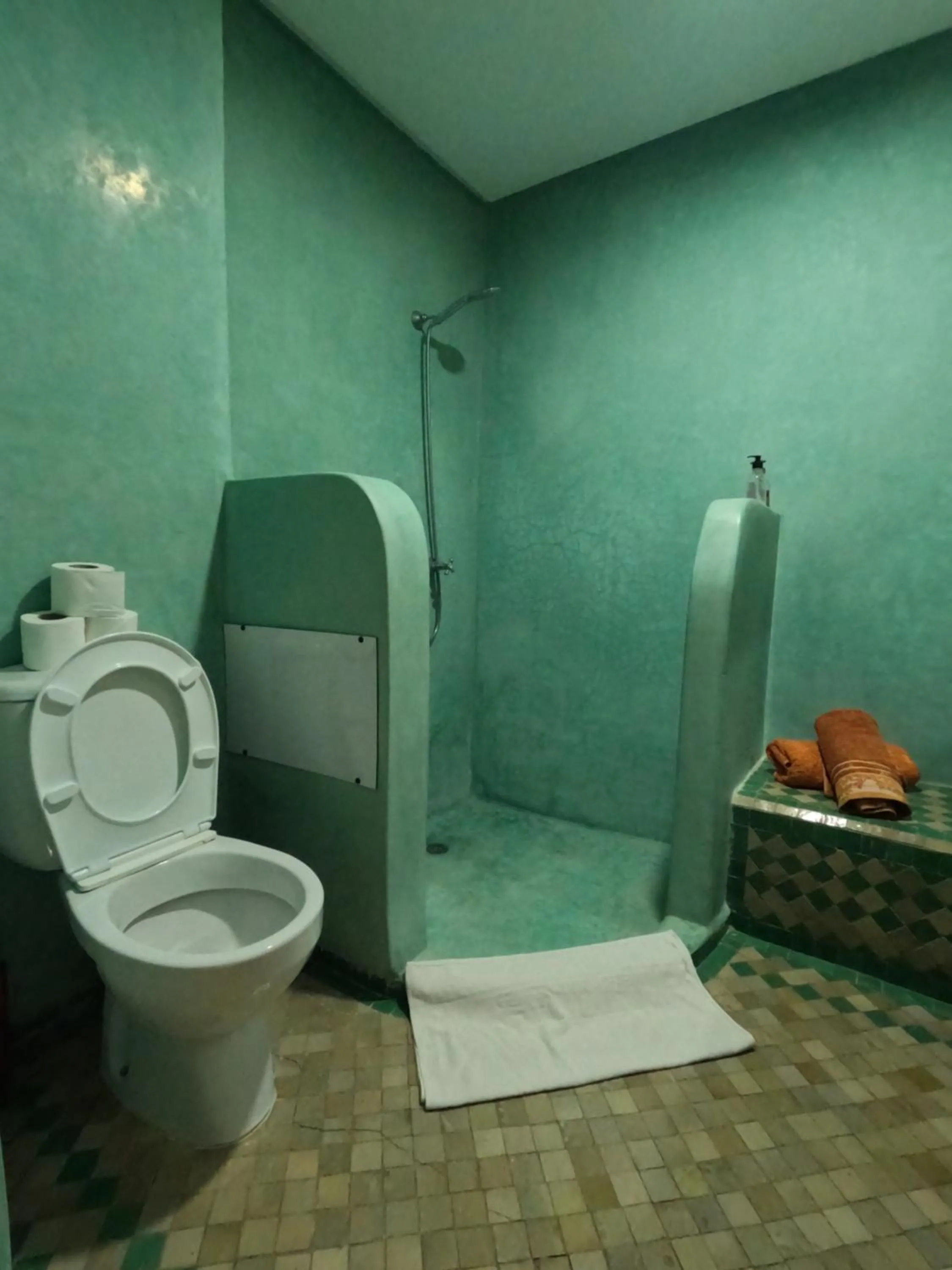 Shower in Riad Zinoun & Spa 11 Rooms