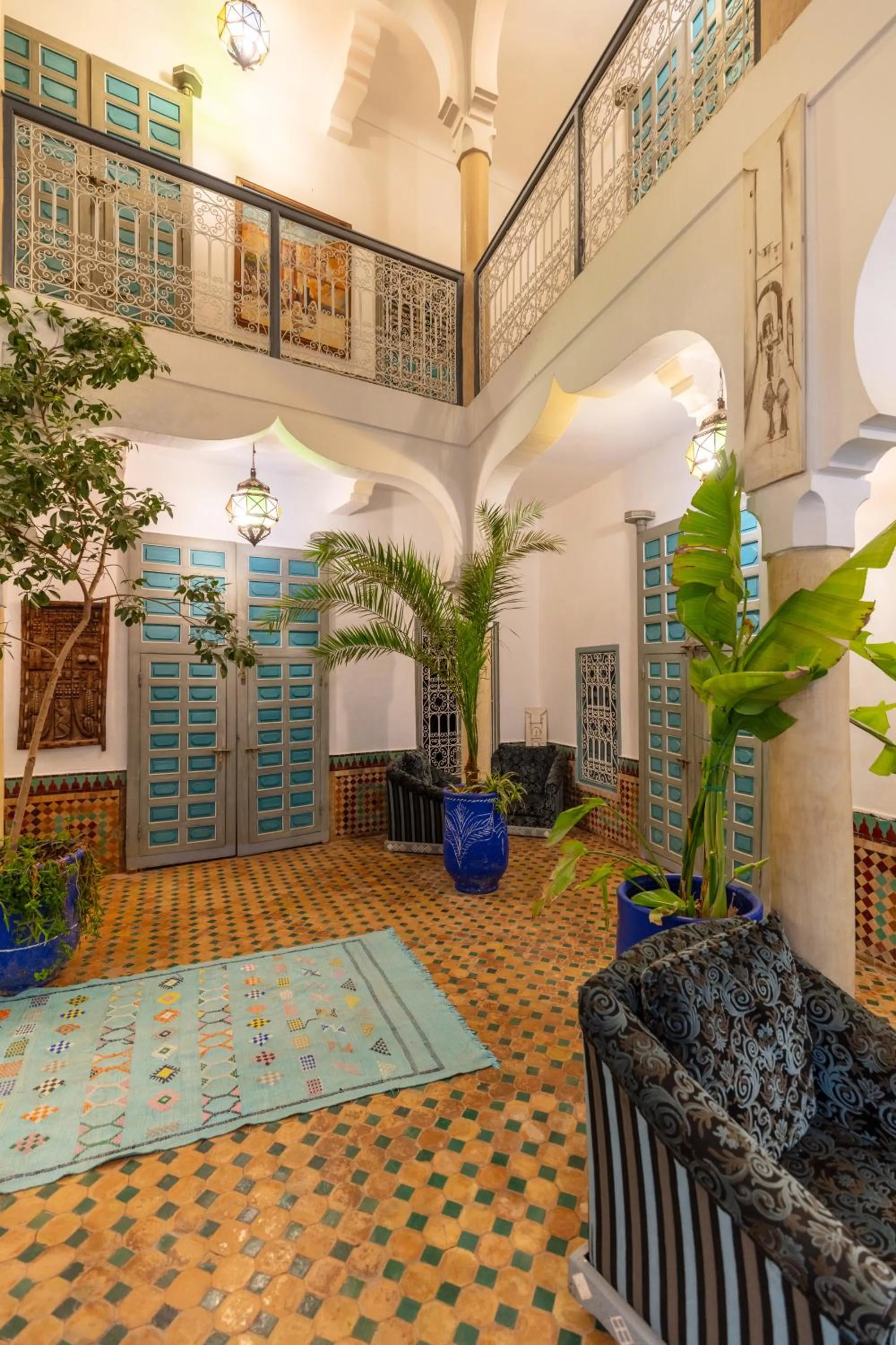 Seating area in Riad Zinoun & Spa 11 Rooms