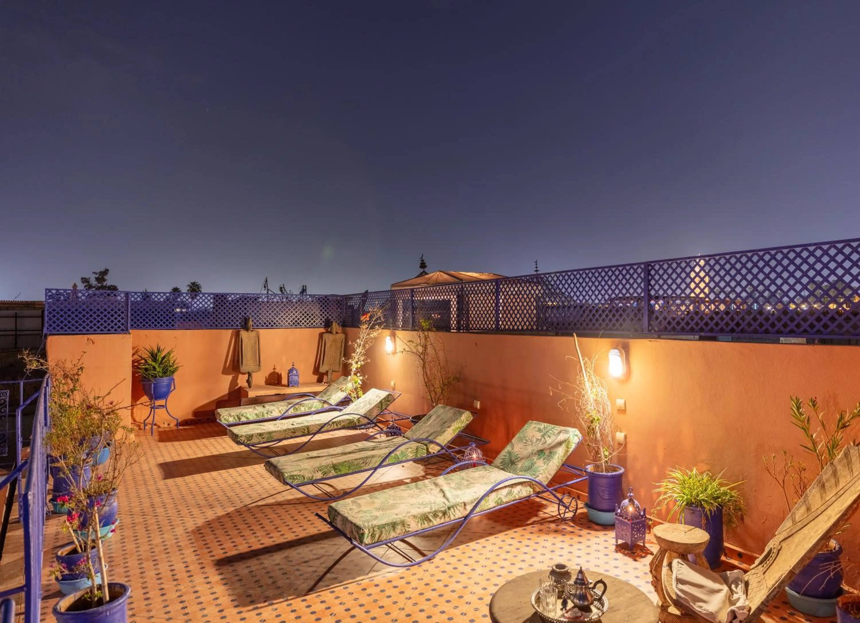 Patio in Riad Zinoun & Spa 11 Rooms