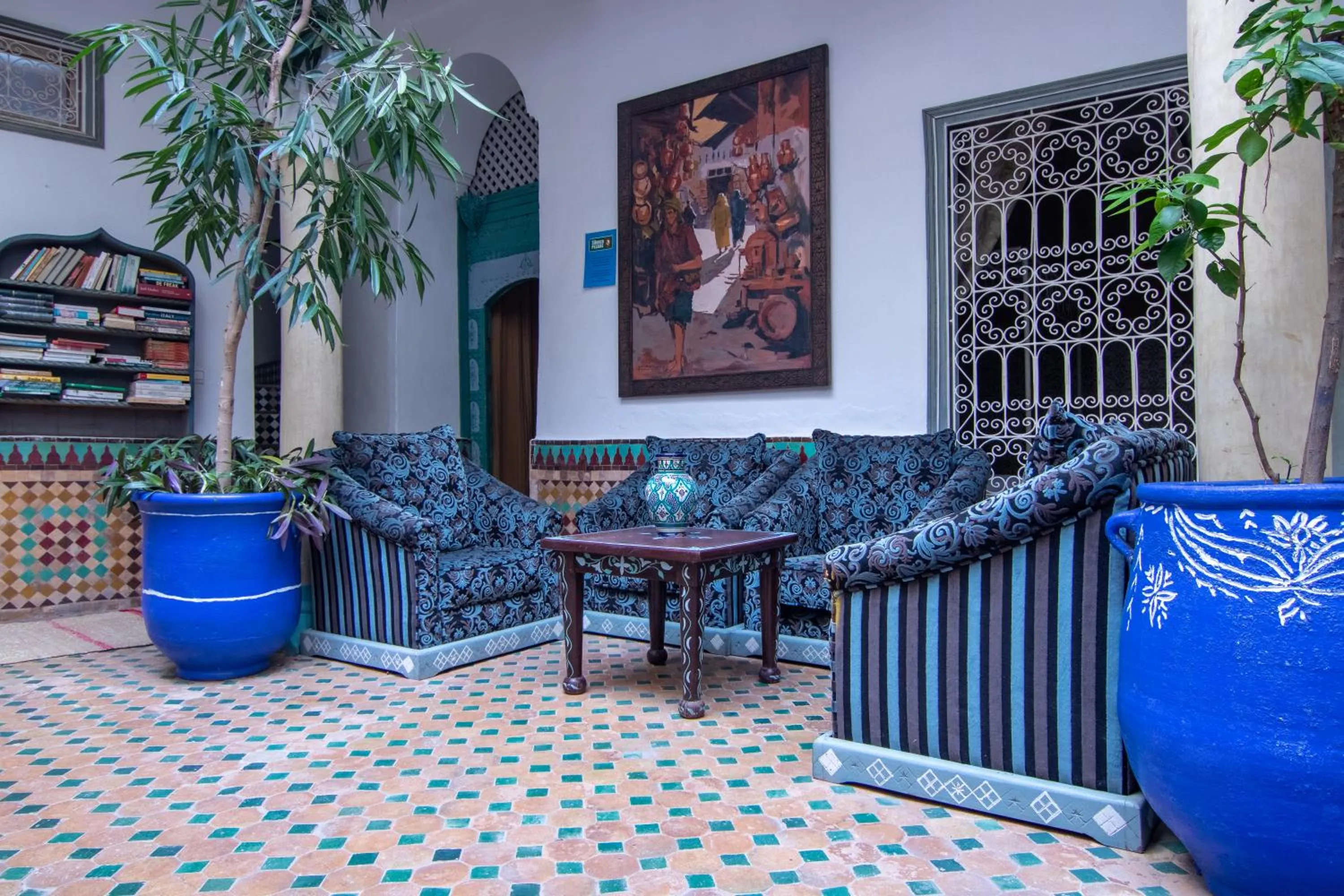 Seating area in Riad Zinoun & Spa 11 Rooms