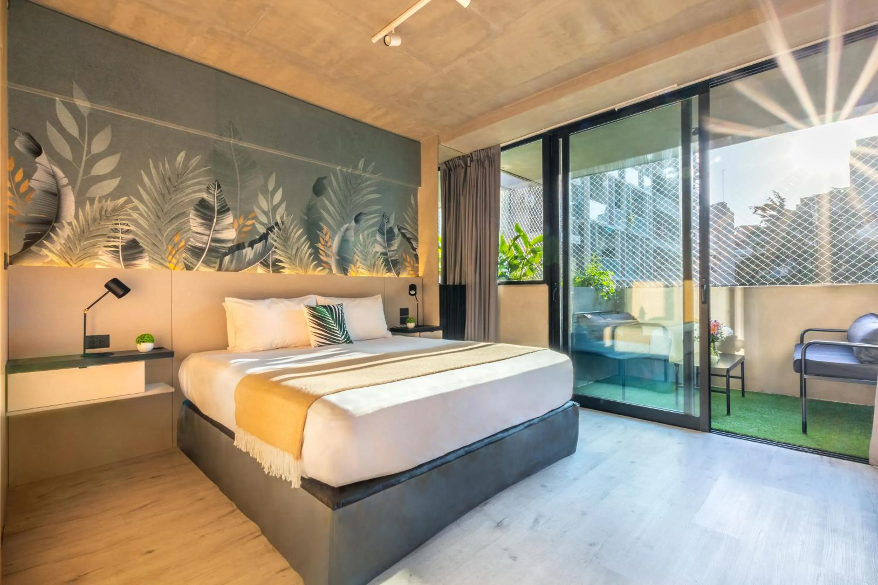 Bed in Deluxe Apartments in Palermo - by BueRentals