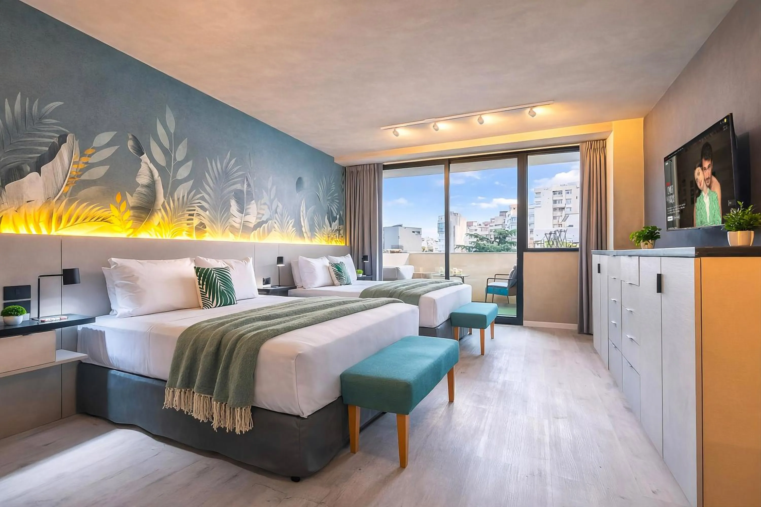 Bed in Deluxe Apartments in Palermo - by BueRentals