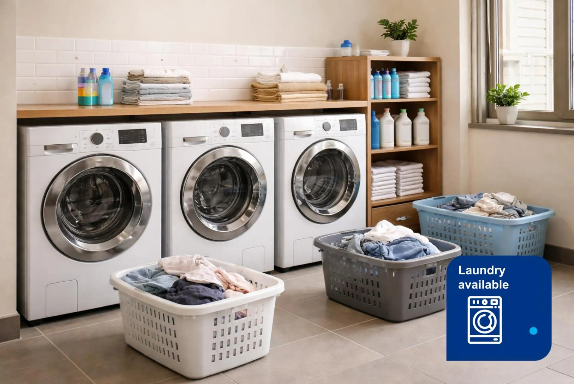 laundry in Deluxe Apartments in Palermo - by BueRentals