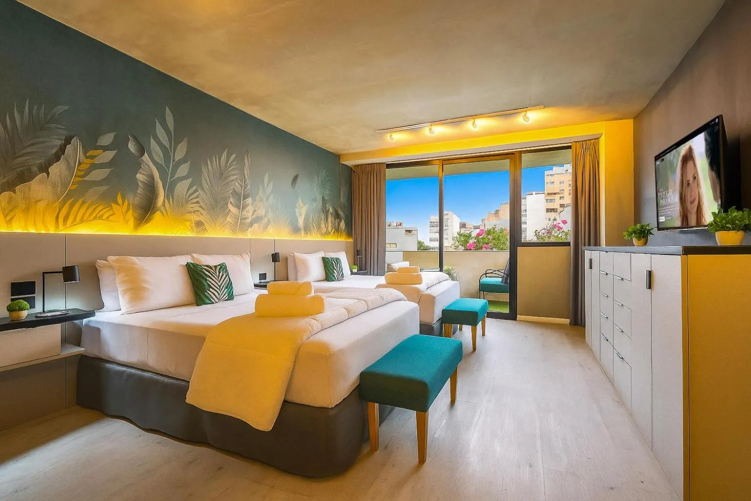 Bed in Deluxe Apartments in Palermo - by BueRentals