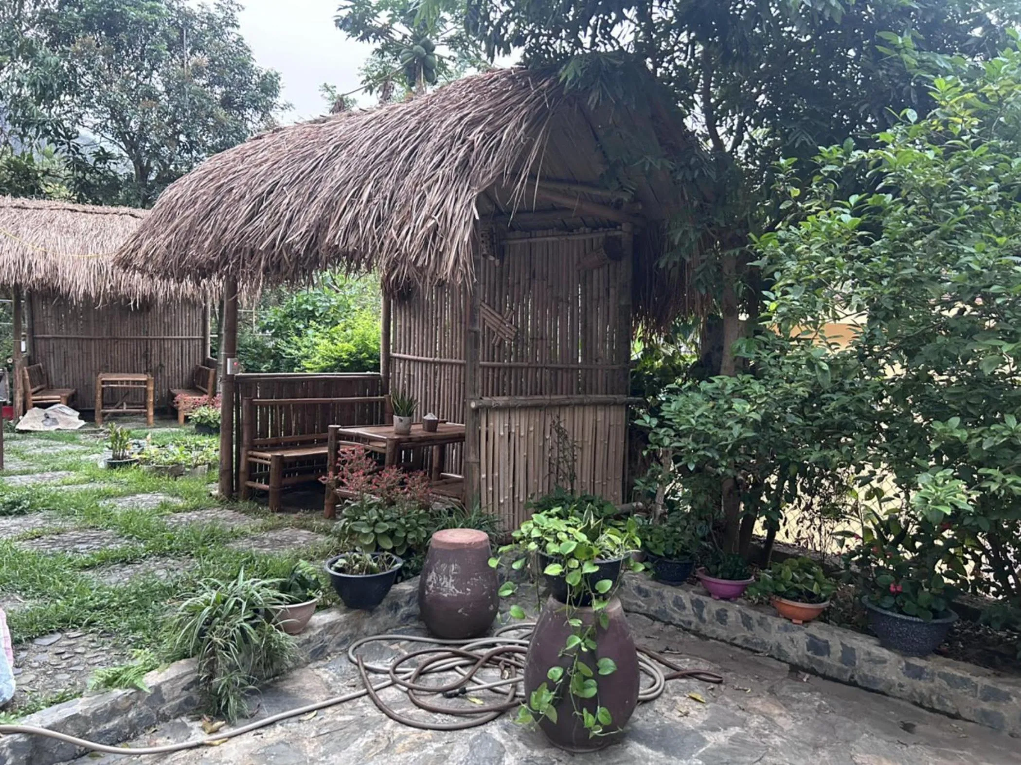 Garden in Duong Thim Homestay Mai Chau