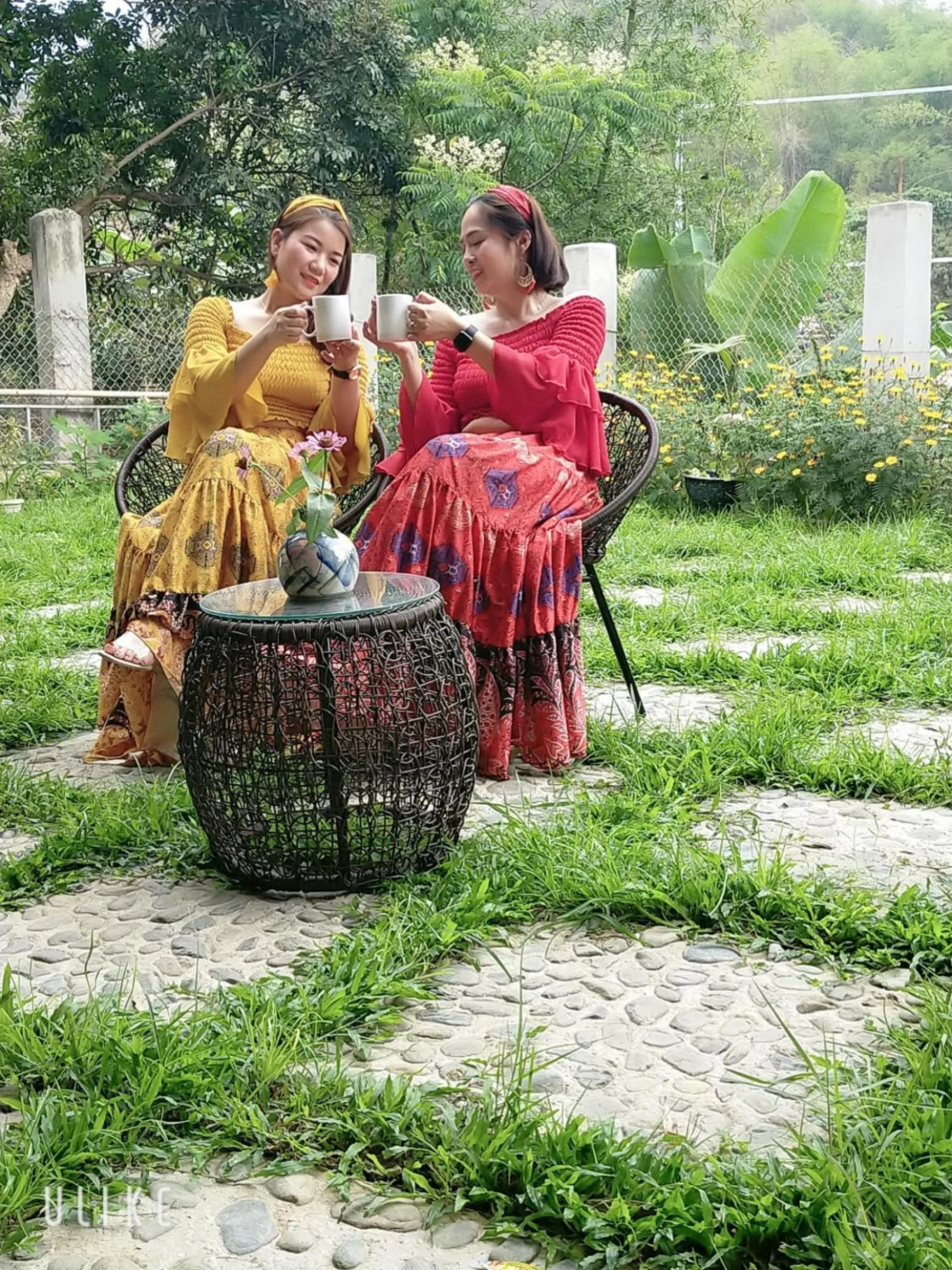 Garden in Duong Thim Homestay Mai Chau