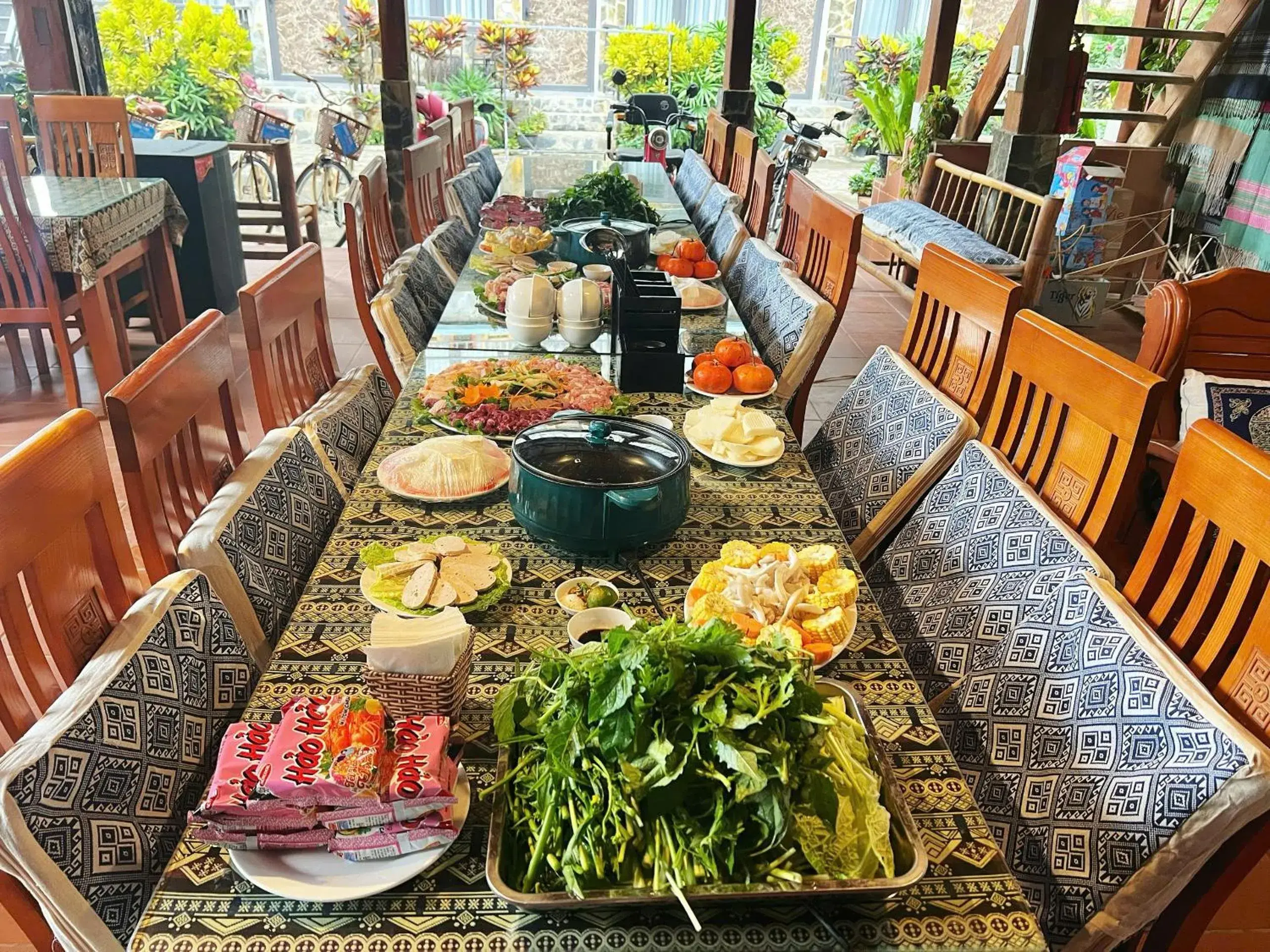 Restaurant/places to eat in Mai Châu Happy House Restaurant/places to eat in Mai Châu Happy House