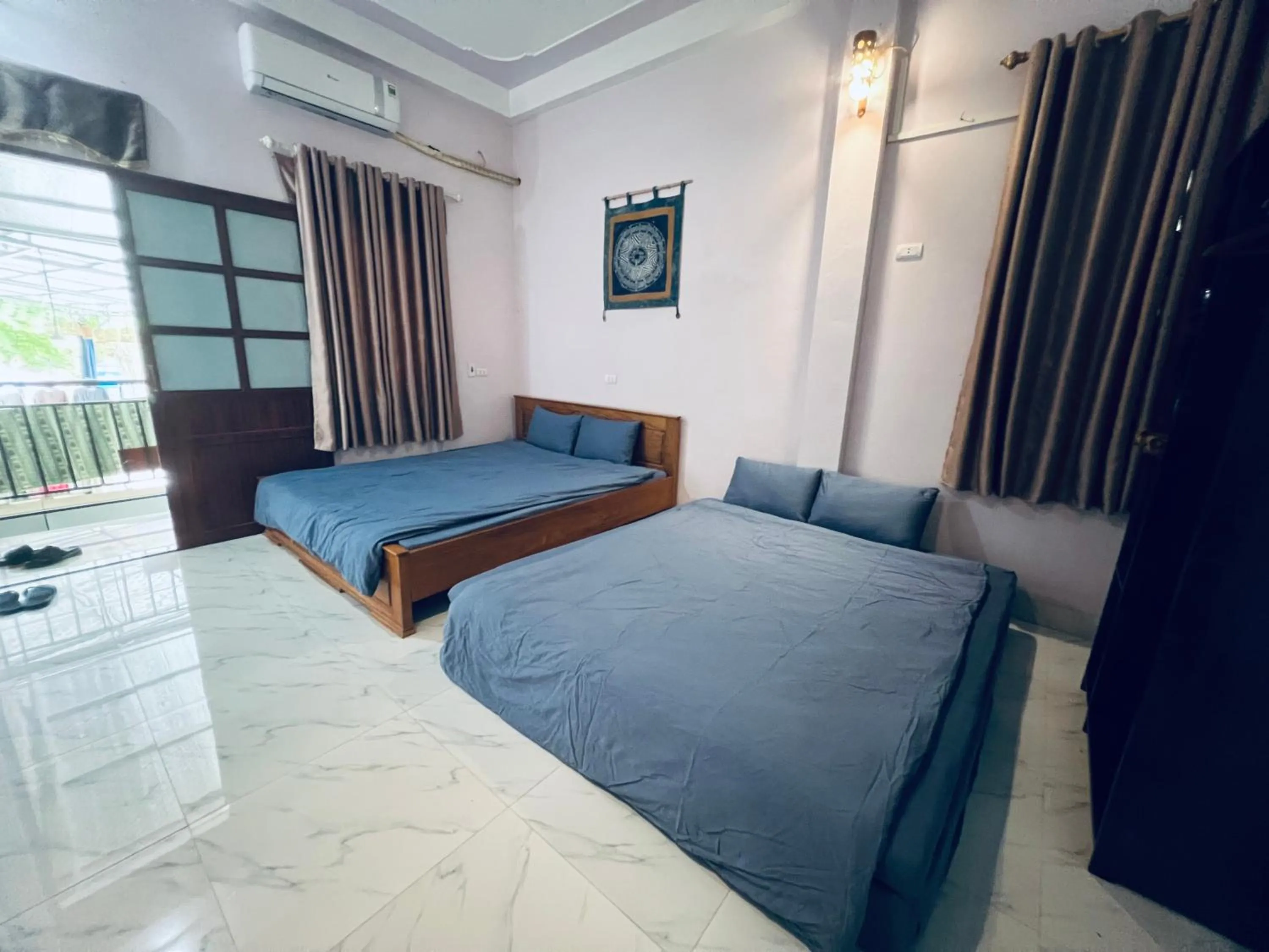 Bed in Duong Thim Homestay Mai Chau