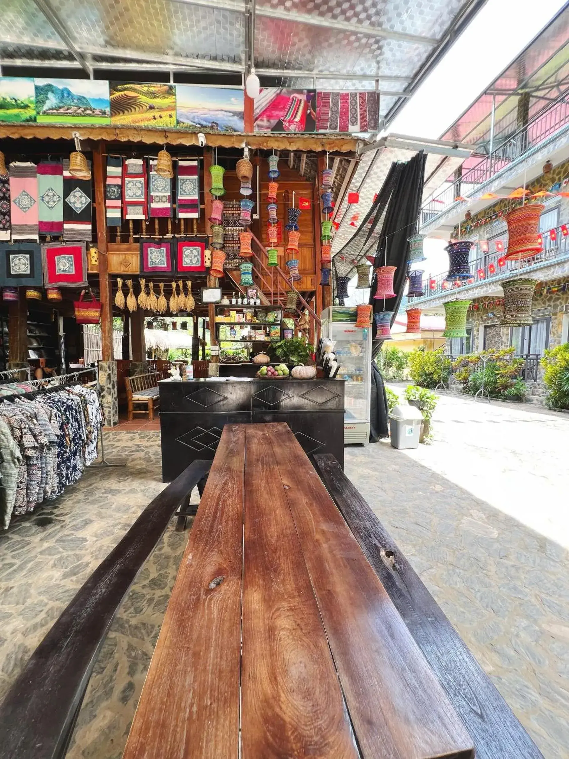 Lobby or reception in Mai Châu Happy House Lobby or reception in Mai Châu Happy House