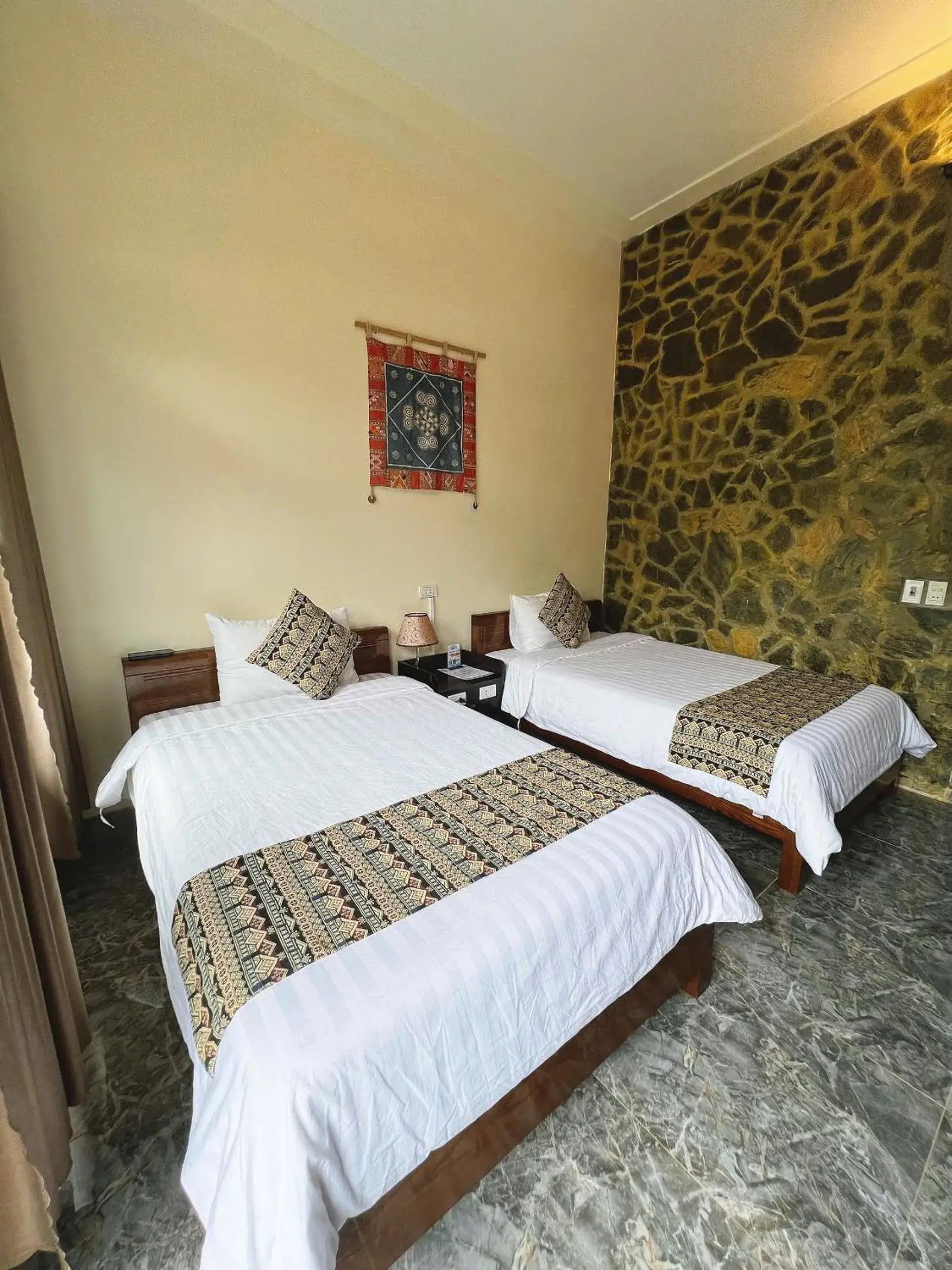 Bed in Mai Châu Happy House Bed in Mai Châu Happy House