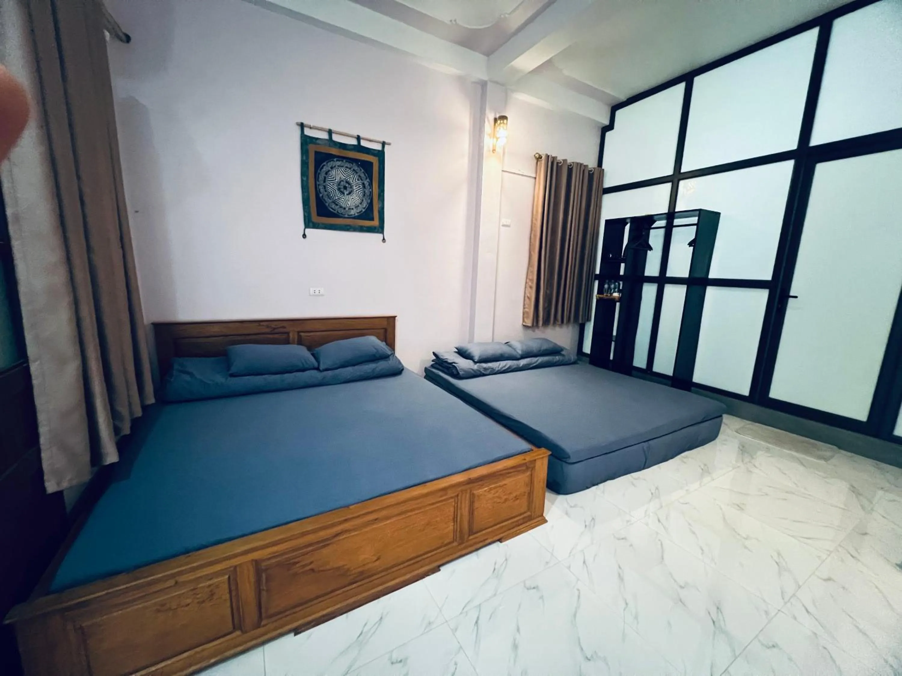 Bed in Duong Thim Homestay Mai Chau