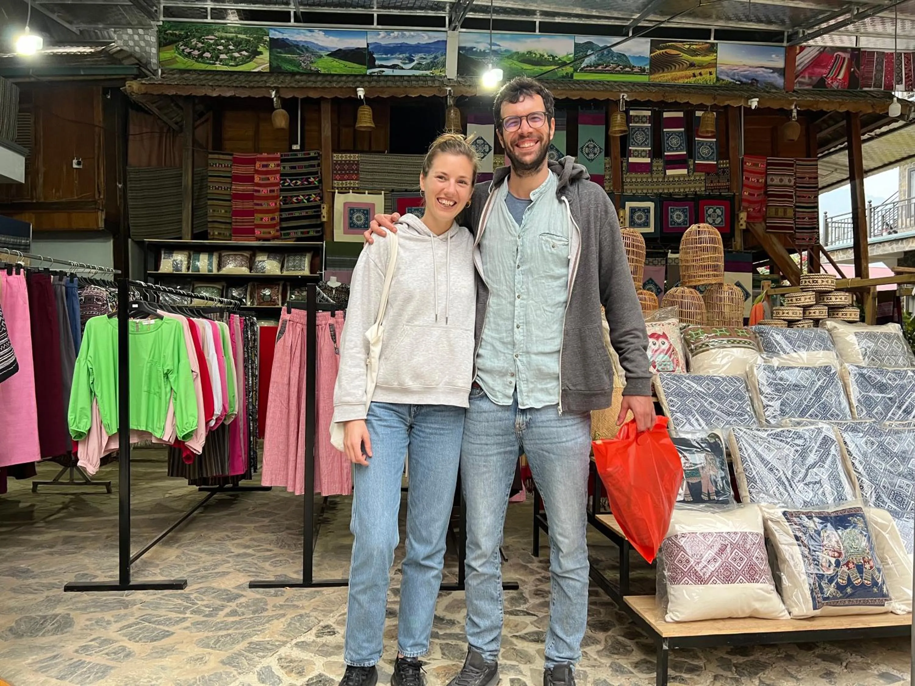 On-site shops in Mai Châu Happy House