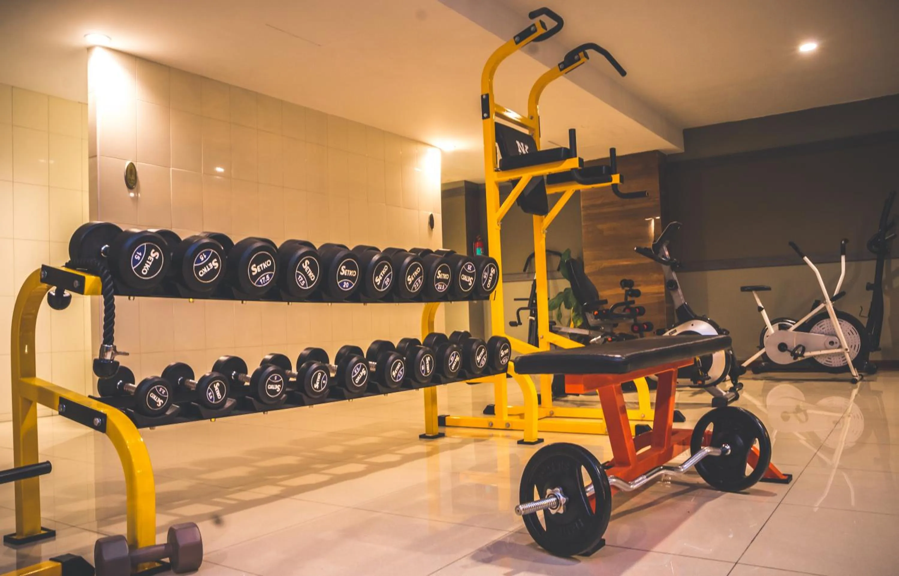 Fitness centre/facilities in CK Resort Pattaya