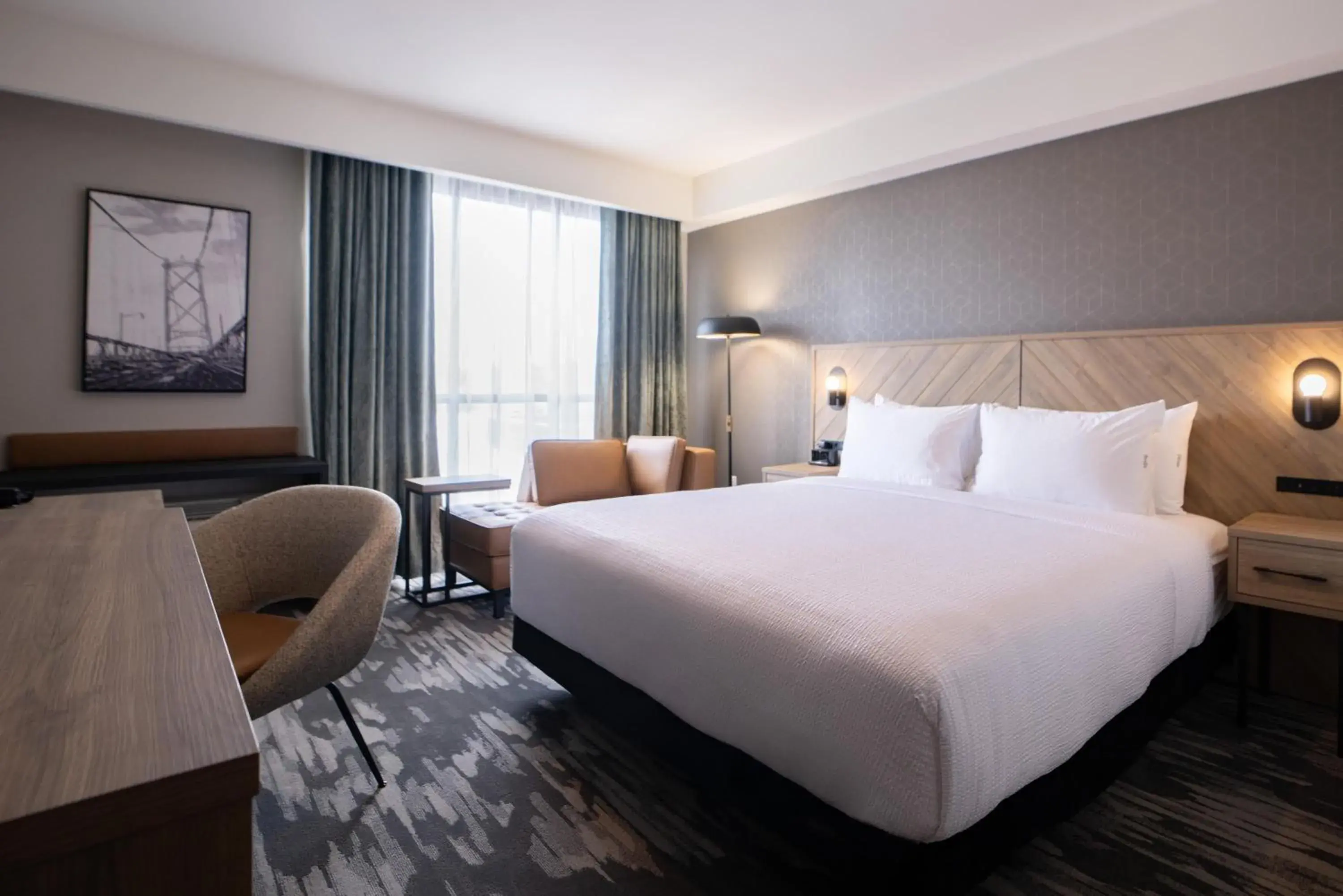 Photo of the whole room, Bed in Sandman Signature Dartmouth Hotel & Suites Photo of the whole room, Bed in Sandman Signature Dartmouth Hotel & Suites
