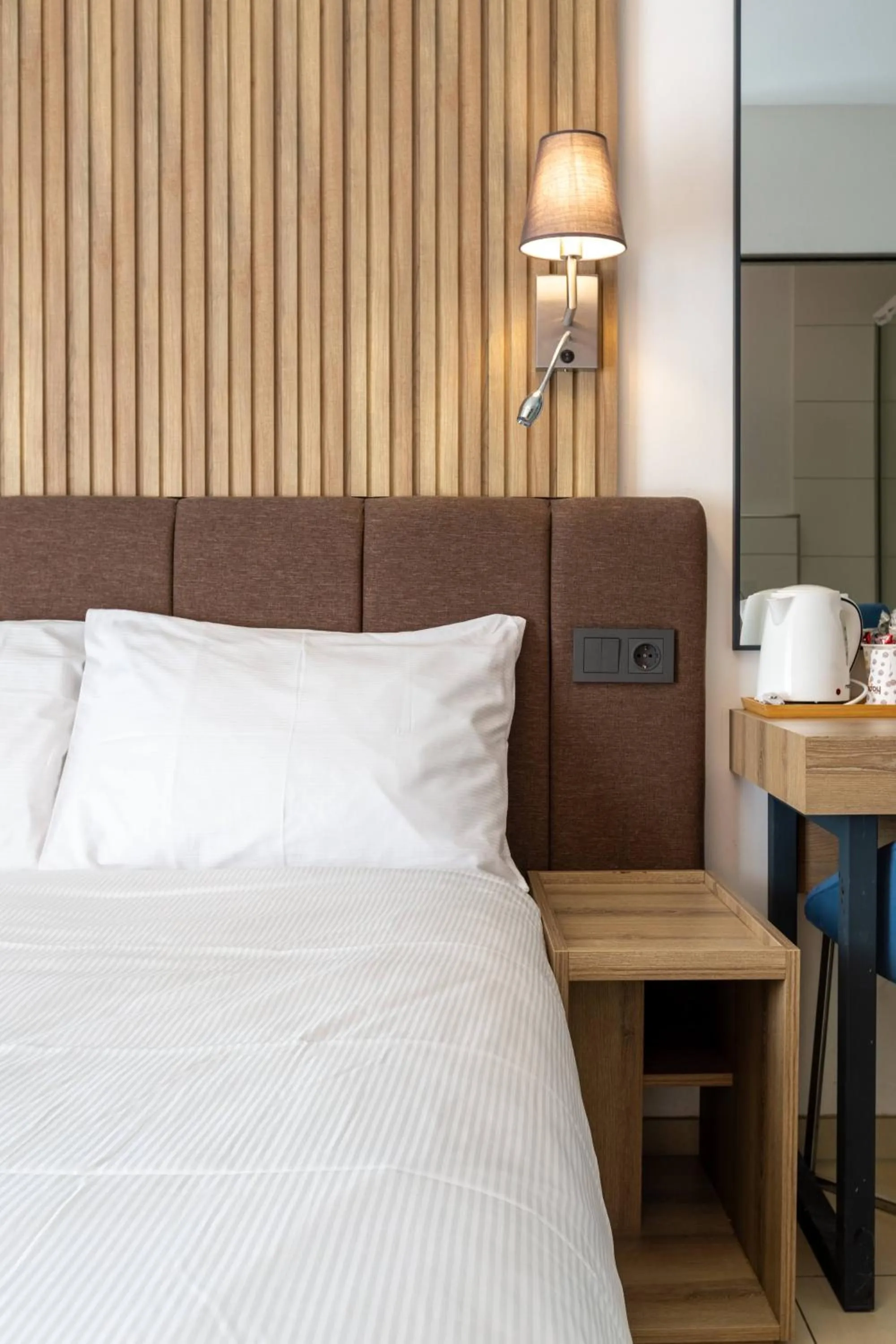 Photo of the whole room, Bed in Nani City Hotel Self Check-In