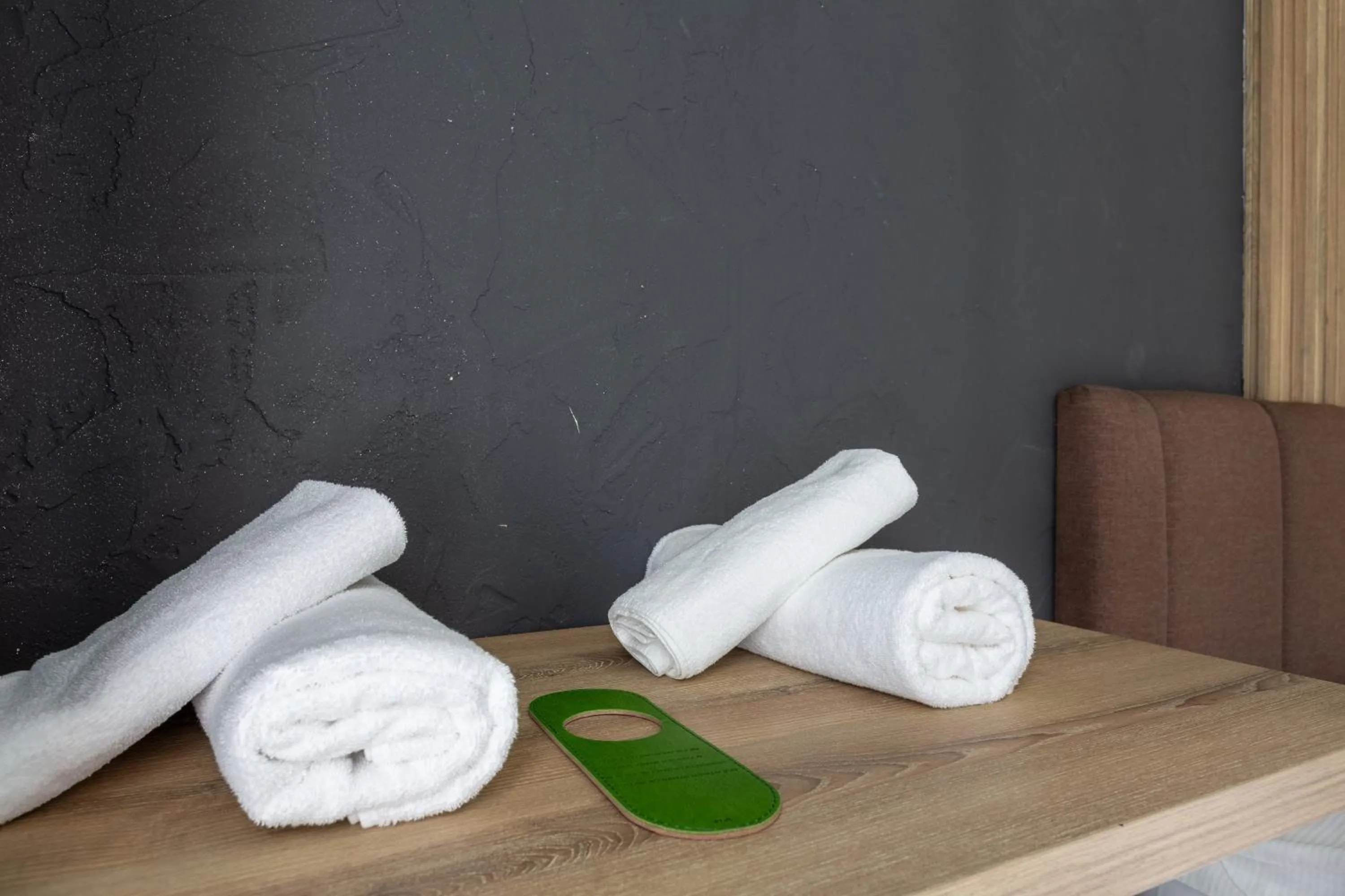 towels in Nani City Hotel Self Check-In