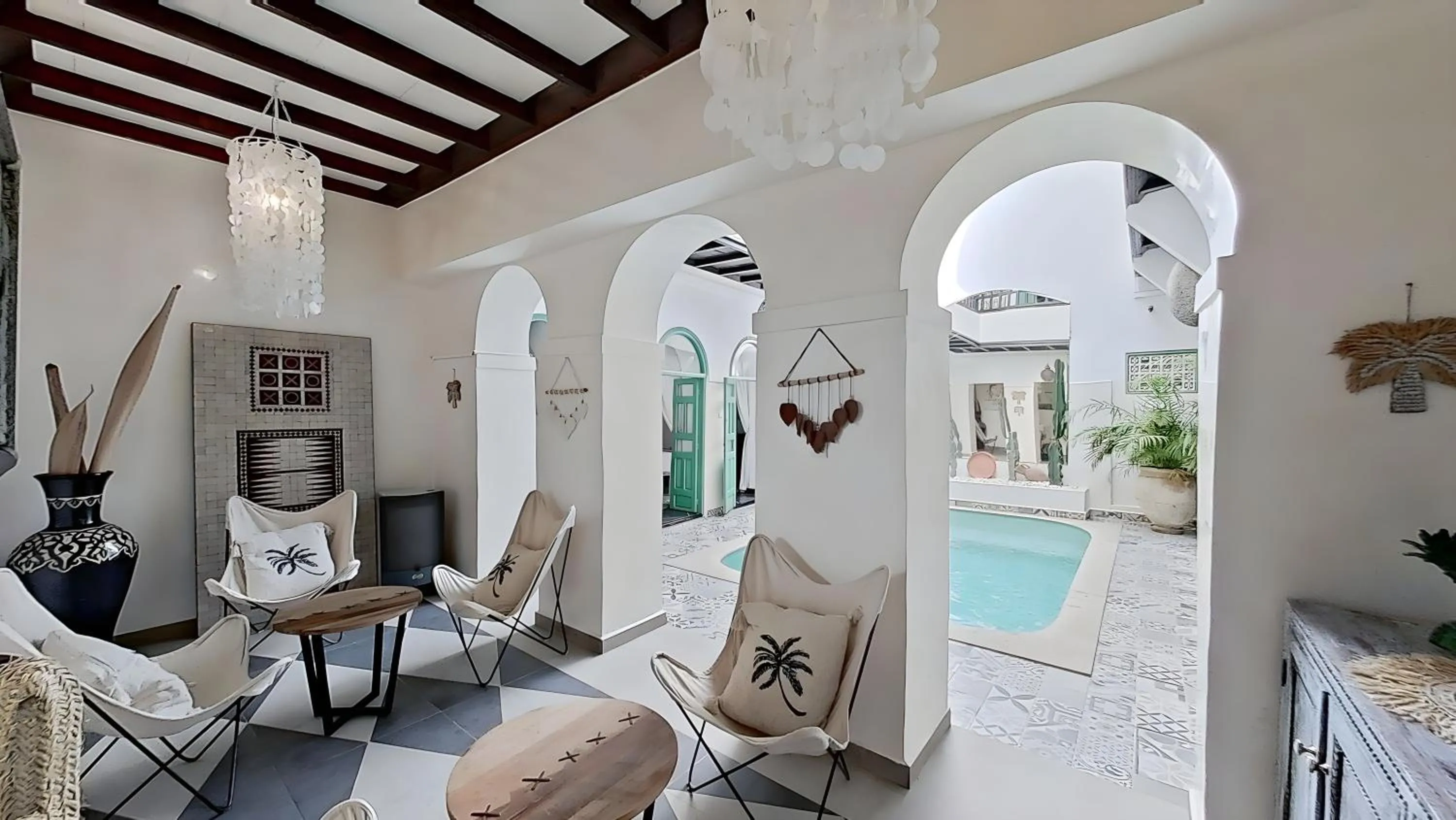 Living room in Riad El Grably
