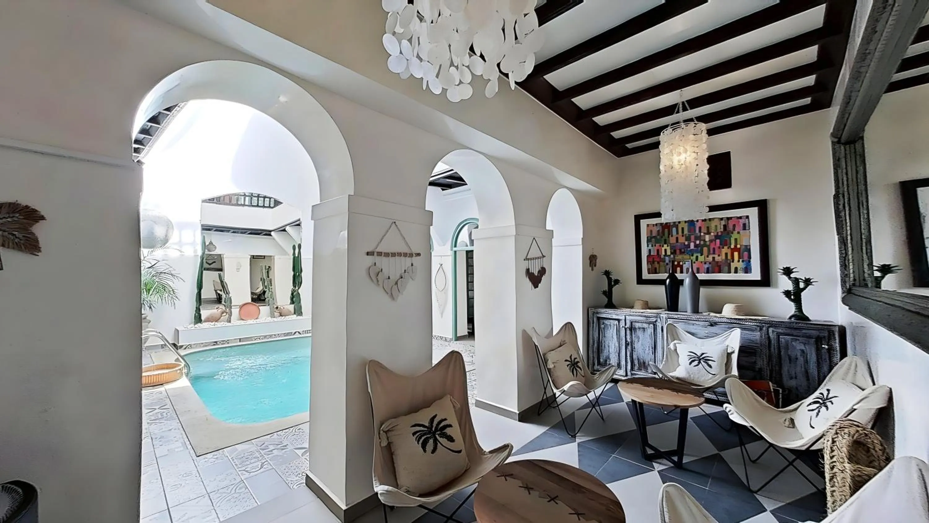 Living room in Riad El Grably