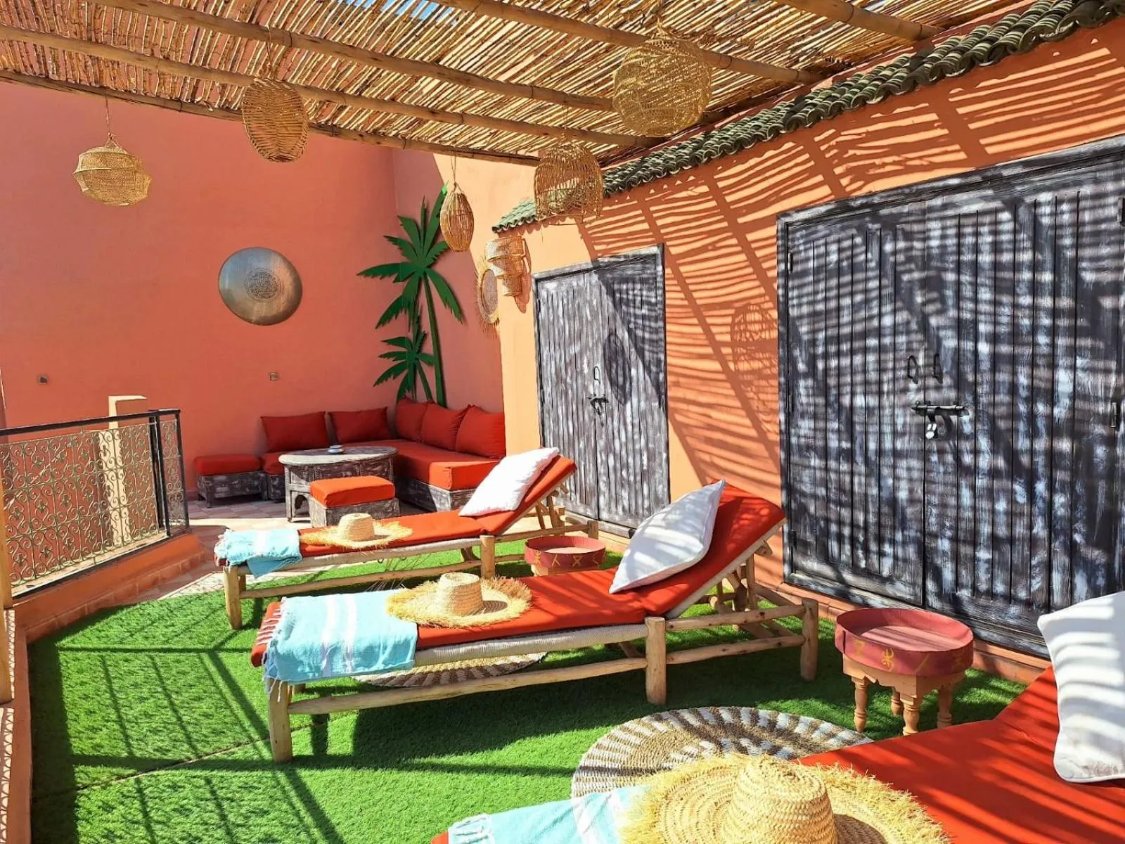 Patio in Riad El Grably