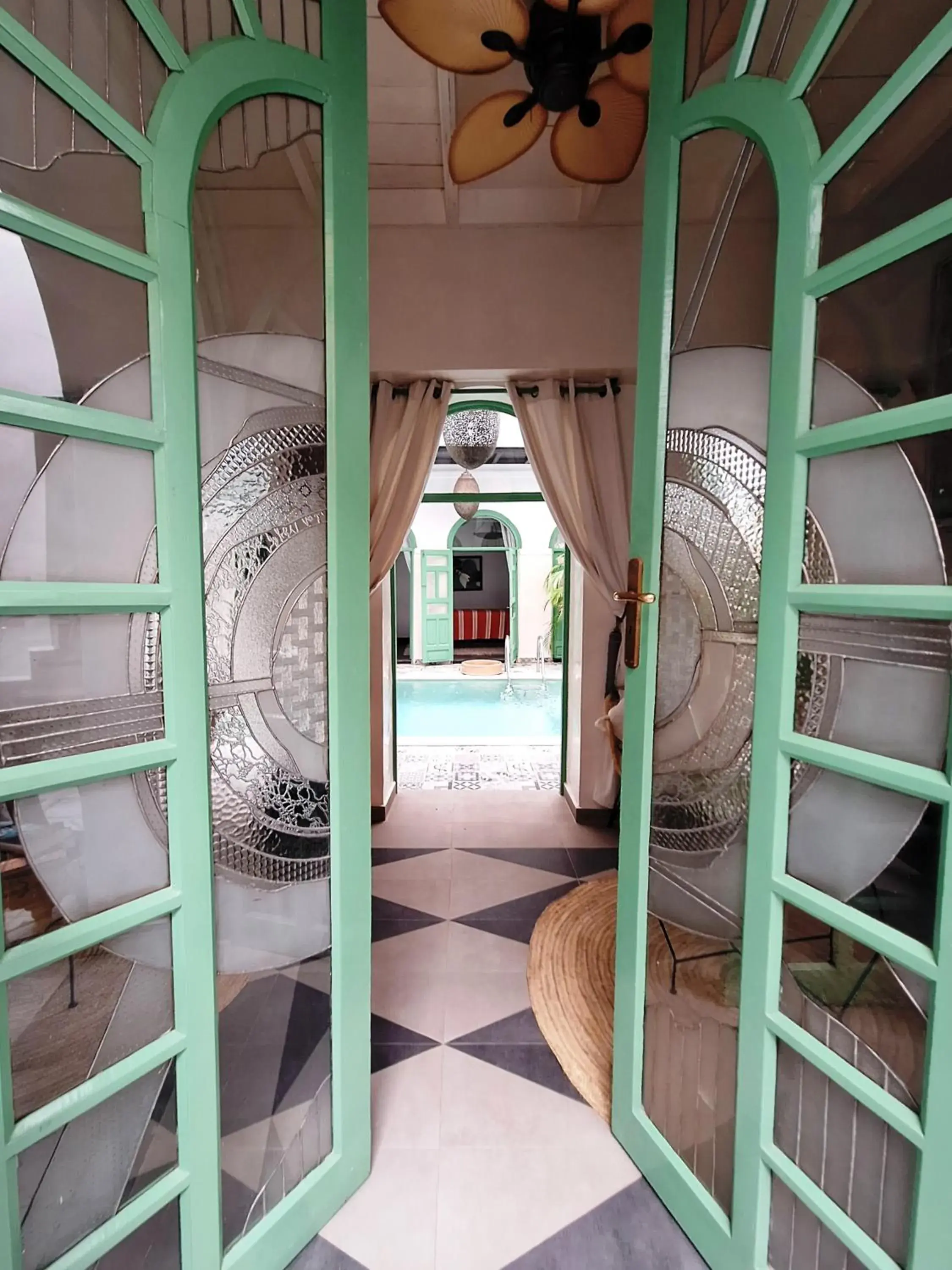 View (from property/room), Bed in Riad El Grably View (from property/room), Bed in Riad El Grably