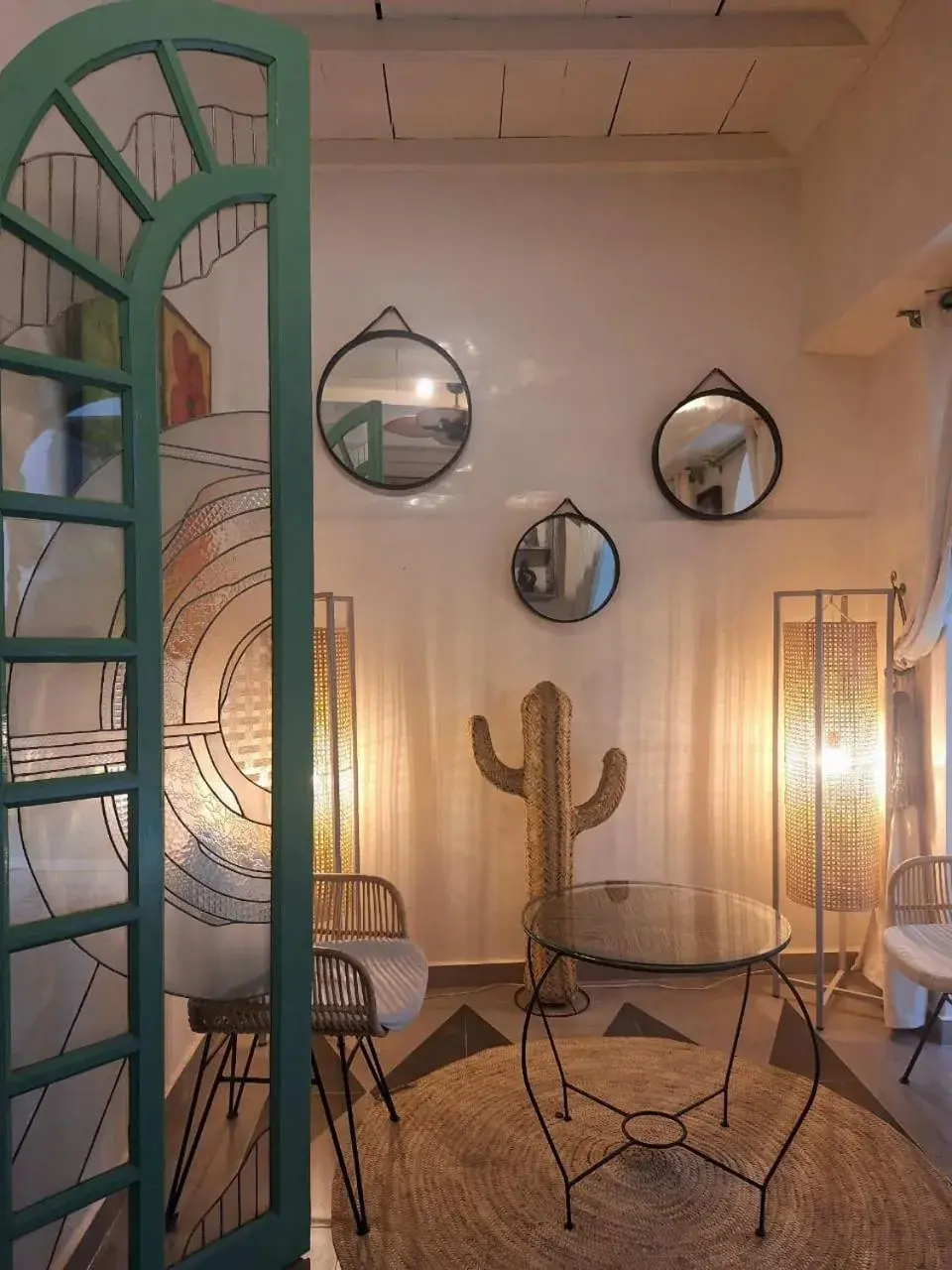 Living room in Riad El Grably Living room in Riad El Grably