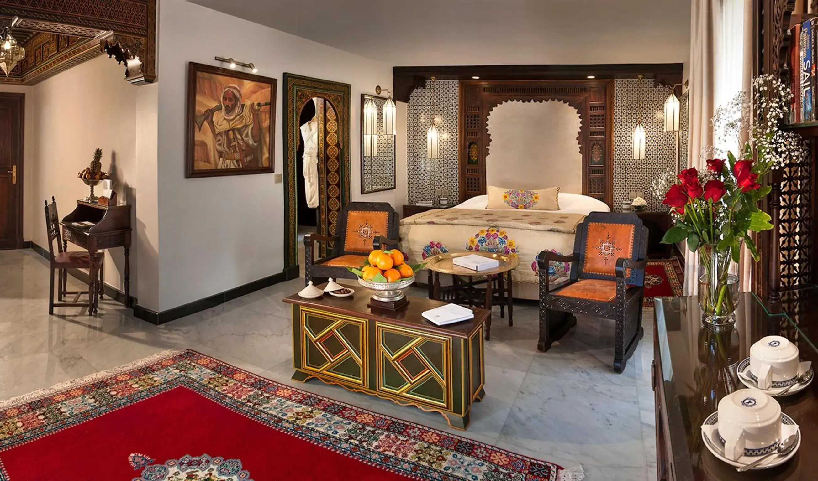 Photo of the whole room, Bed in Riad Fes - Relais & Châteaux Photo of the whole room, Bed in Riad Fes - Relais & Châteaux