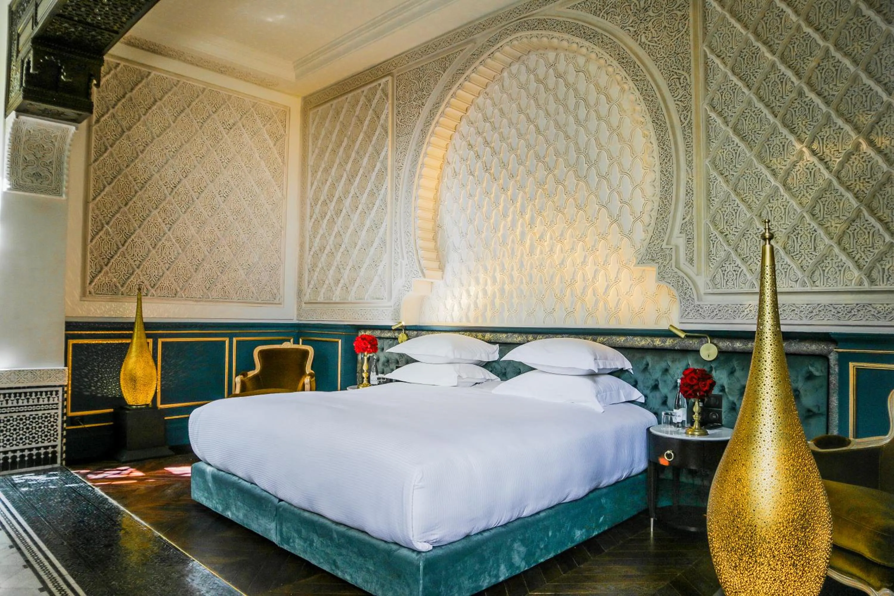 Bed in Riad Fes - Relais & Châteaux