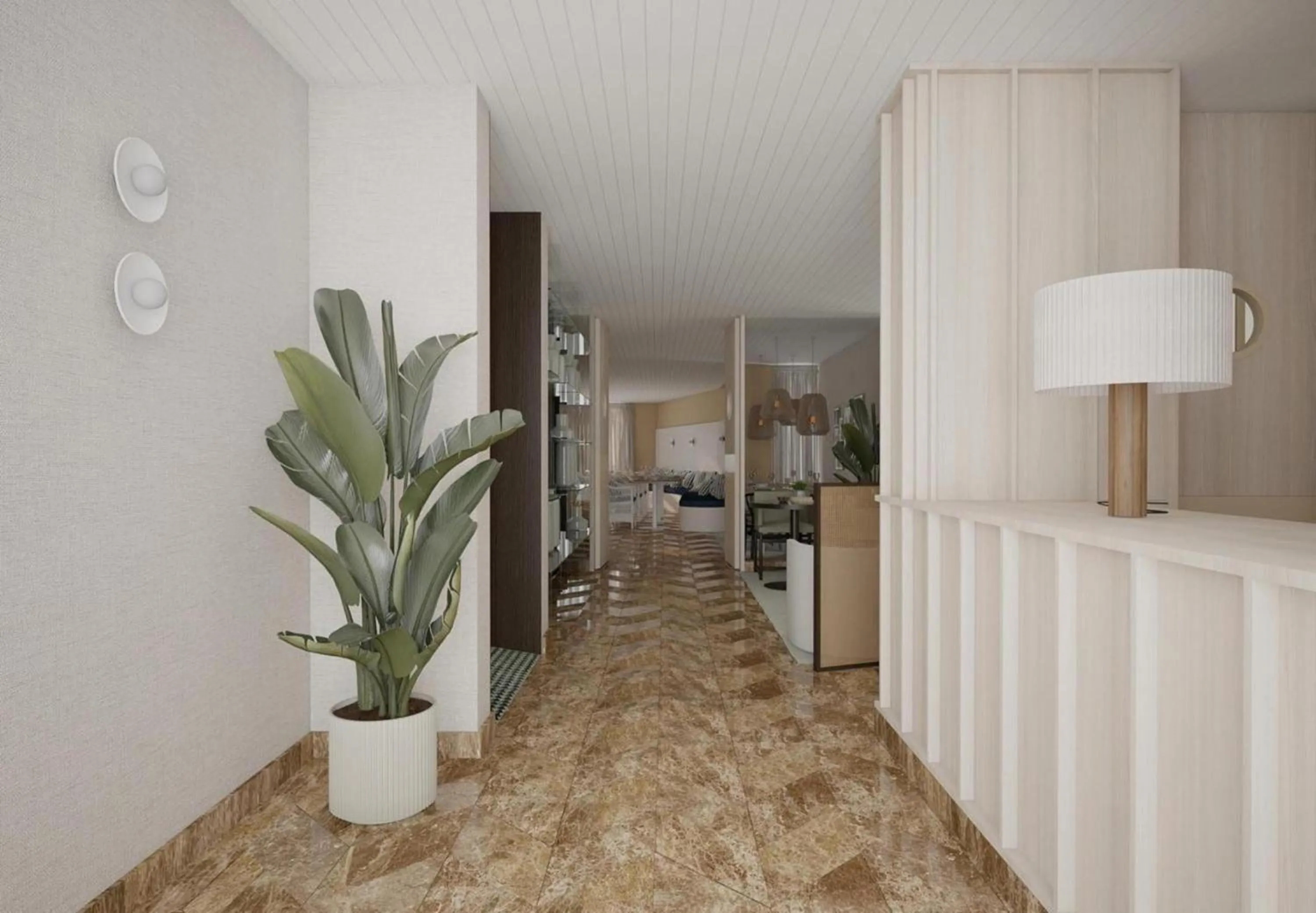 Lobby or reception in Hotel Pima Budva