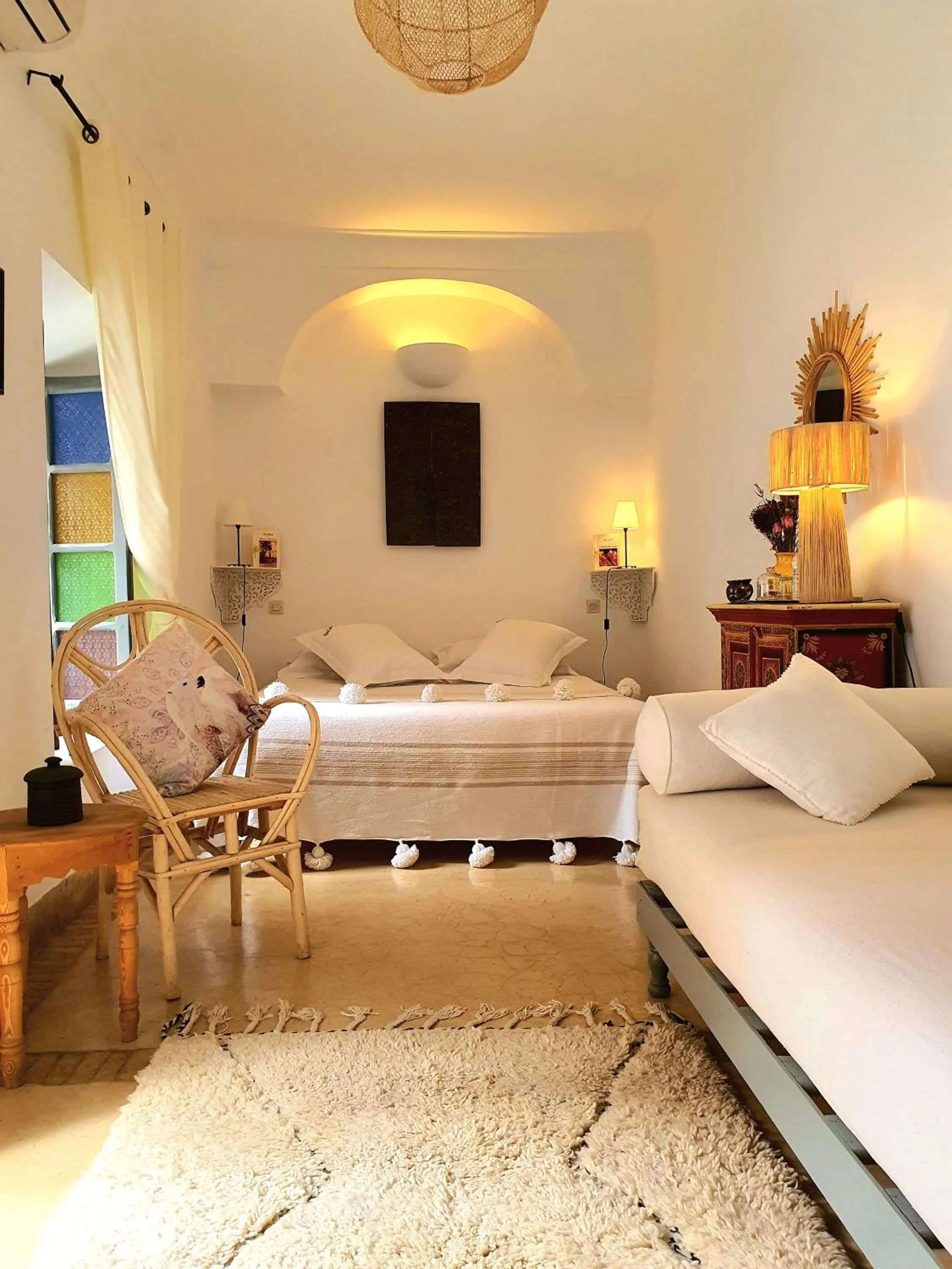 Bedroom, Bed in Riad Dar Zouar & Spa