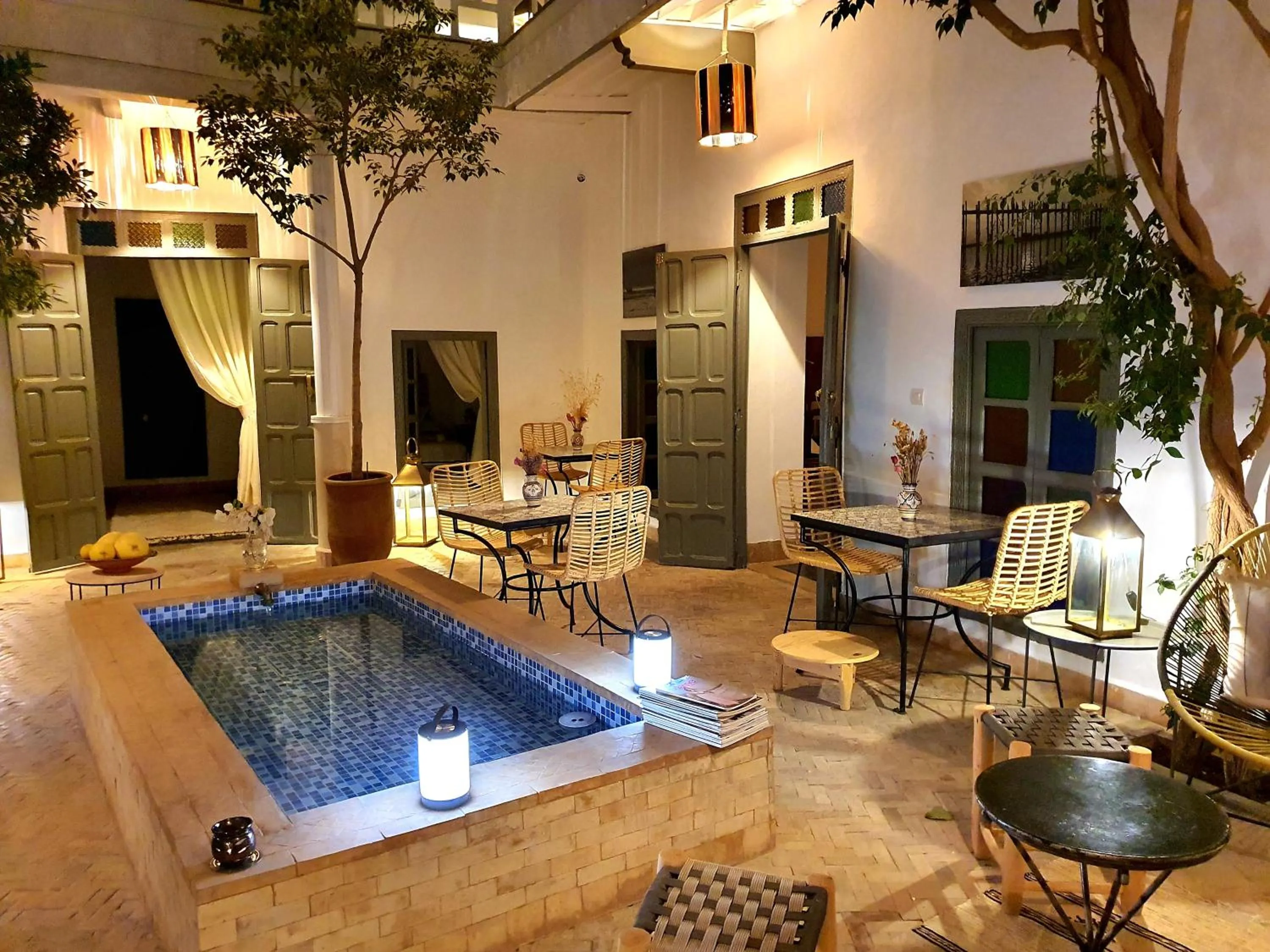 Patio in Riad Dar Zouar & Spa